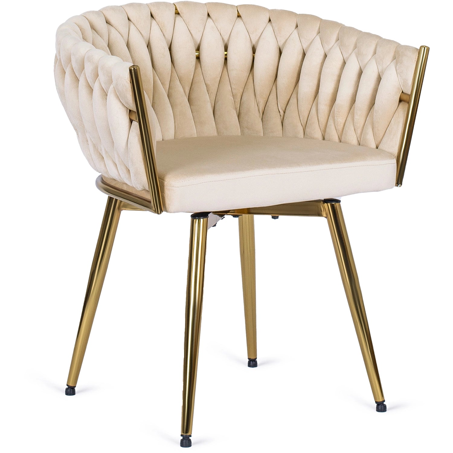 Elite RUBI Swivel Velvet Chair – Luxurious Comfort & Modern Glamour