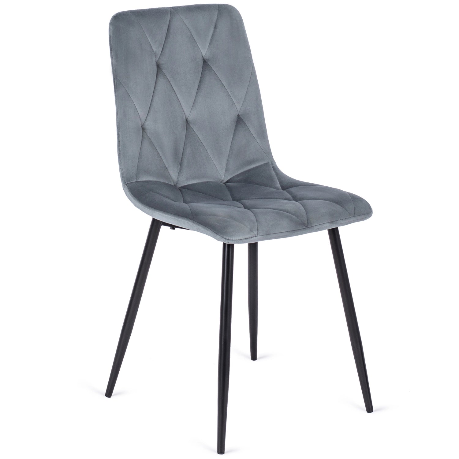 Elite ROBIN Grey Velvet Chair – A Fusion of Elegance and Comfort