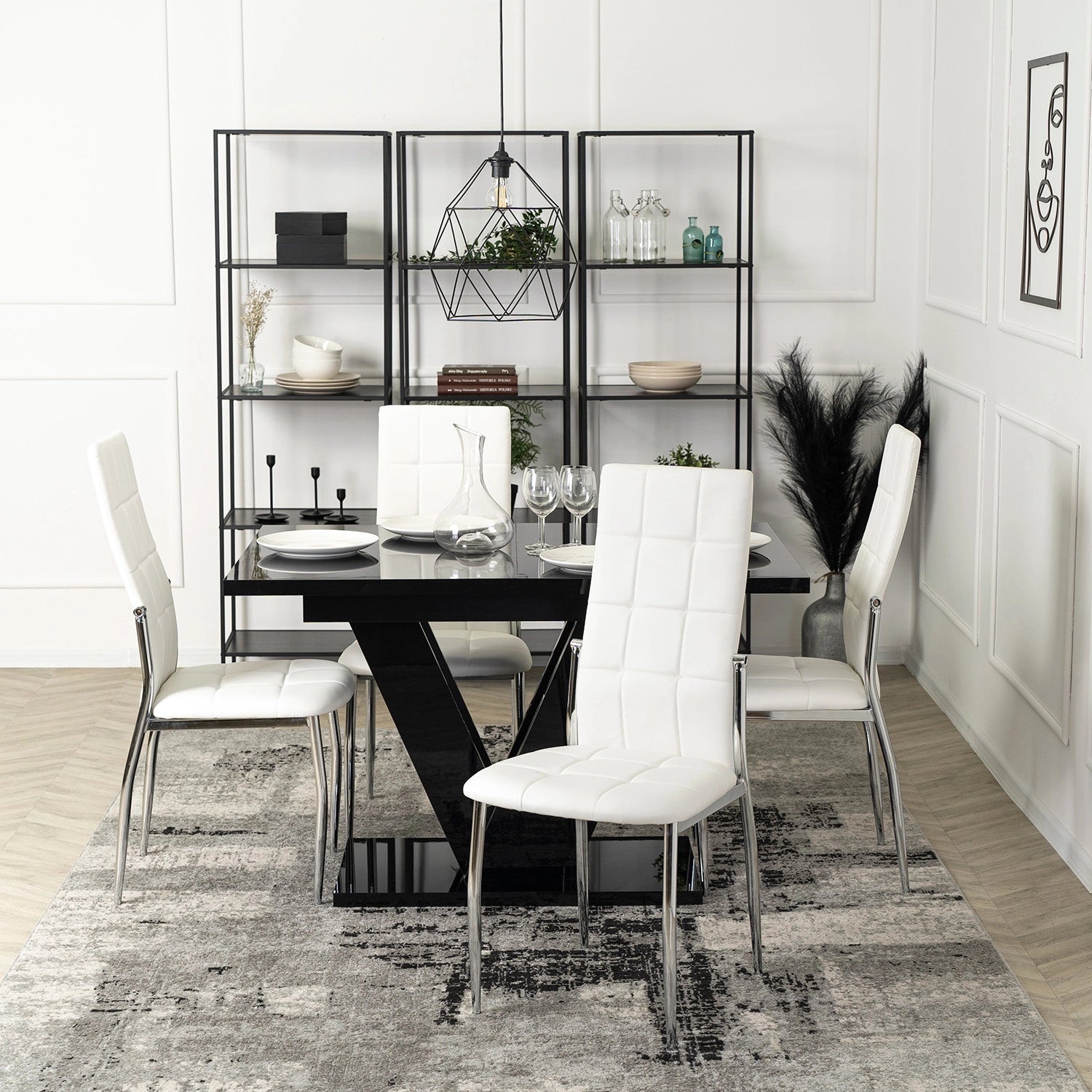 Elite MOLLY Chair – White Faux Leather