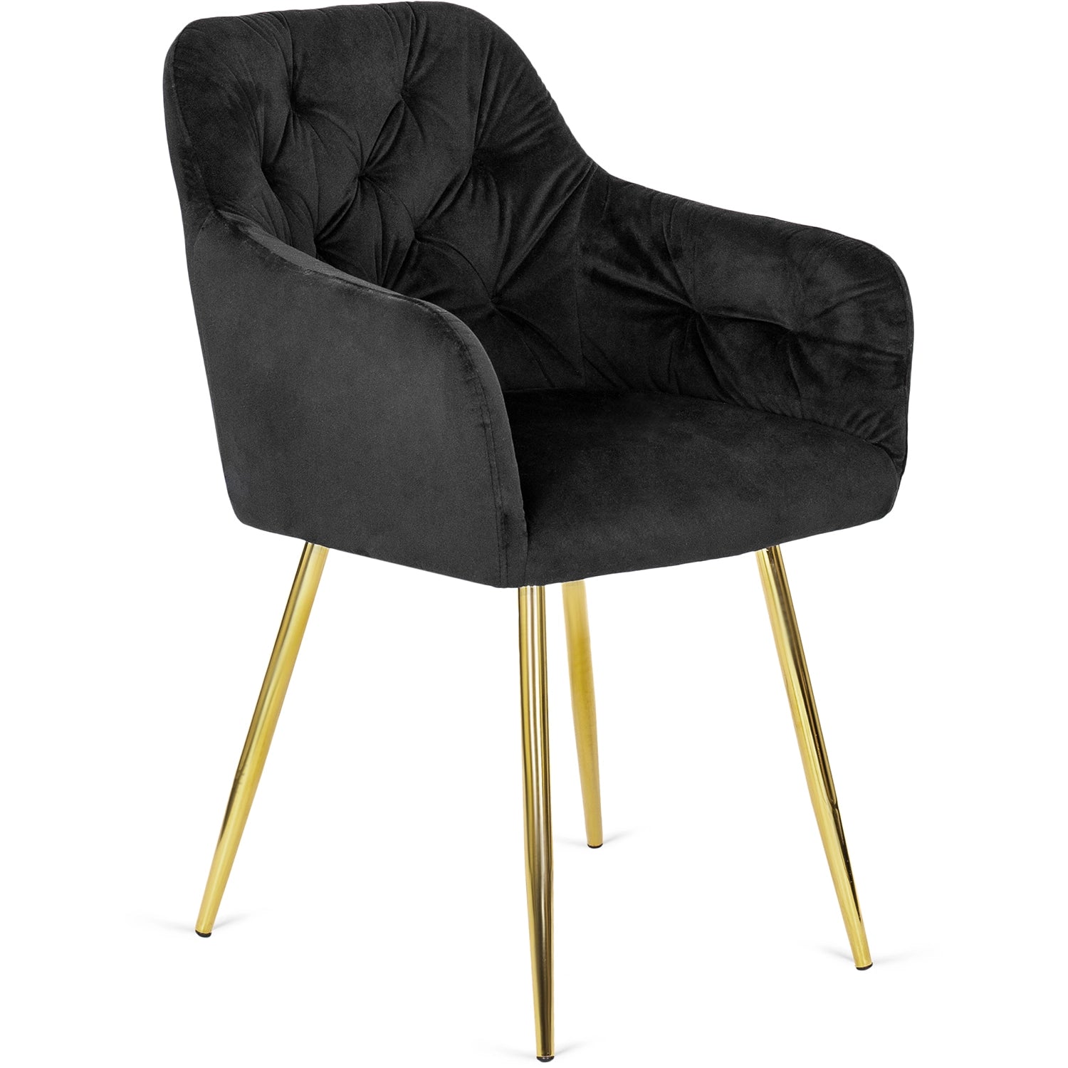 Elite RAYA Black Velvet Chair – A Statement of Luxury & Comfort