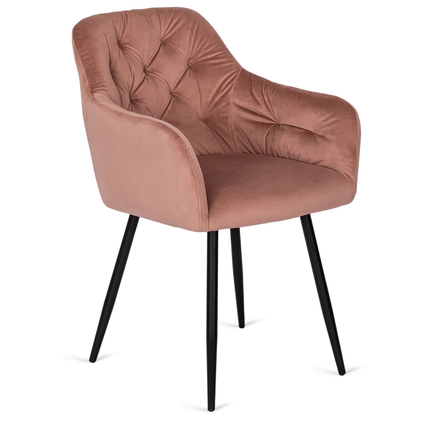 Elite VIKI Pink Velvet Chair – A Touch of Elegance & Comfort