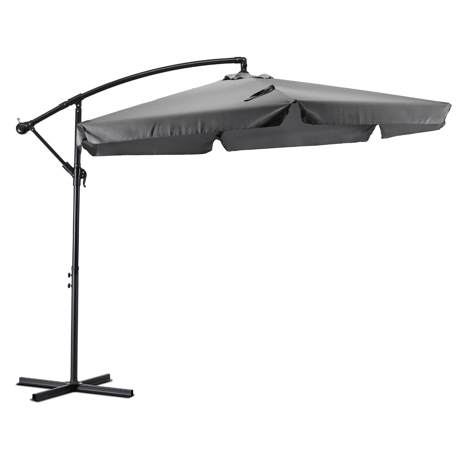 Elite AKRON Garden Umbrella Grey - Stylish & Functional Shade