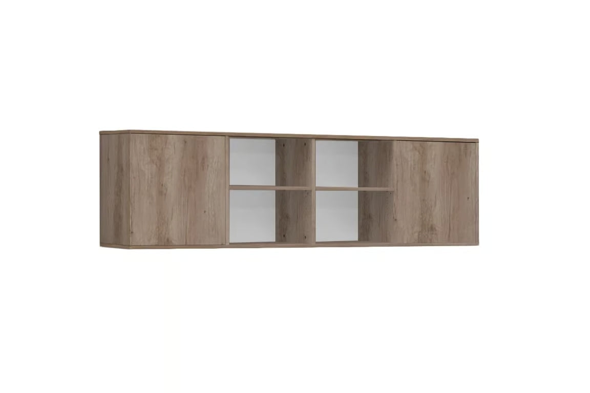 Customizable Murphy BASIC Horizontal Murphy Bed Furniture Set Sonoma Oak 90, 120, 140 x 200 cm