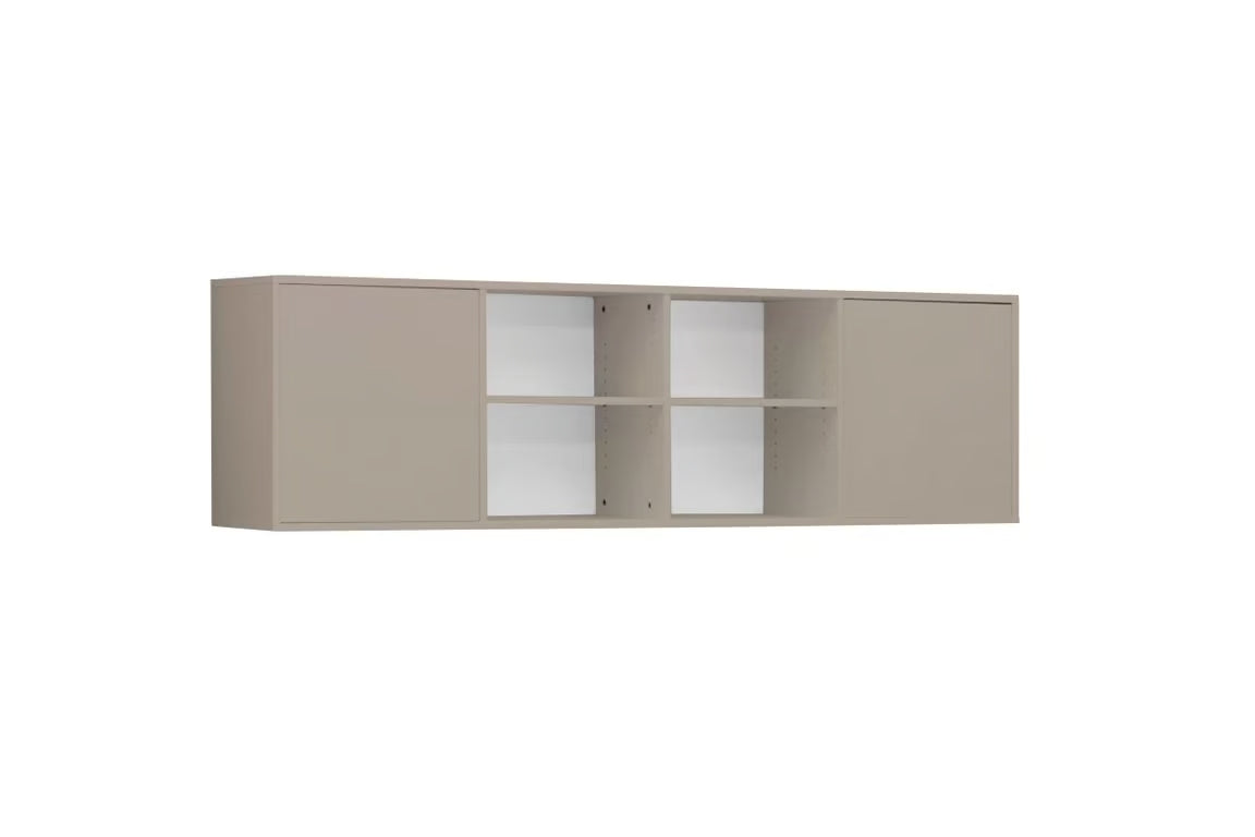 Extension for a Horizontal Basic Unit Murphy Bed with Open Shelves