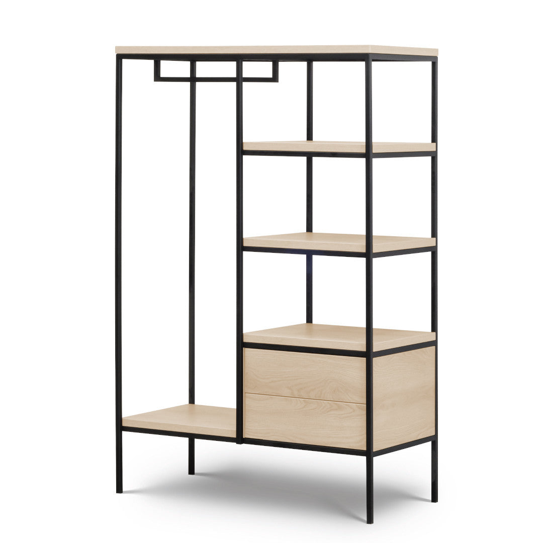 NE Loft Lorenzo – Open Wardrobe Rack with Shelves