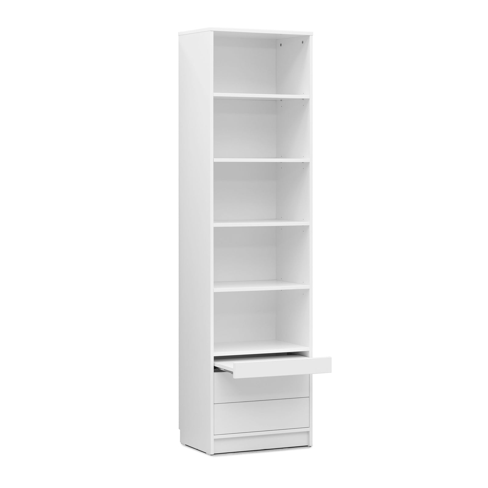 Basic Open Shelving Unit with Drawers