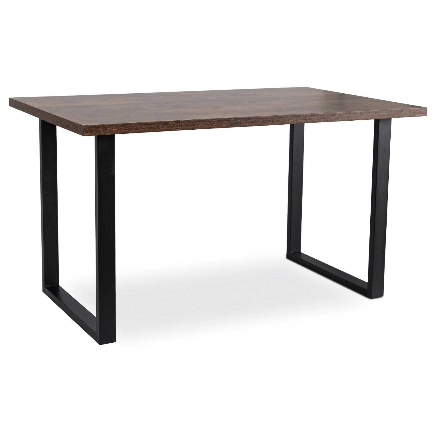 Elite GLOS 135 cm Dining Table – Rustic Oak/Black