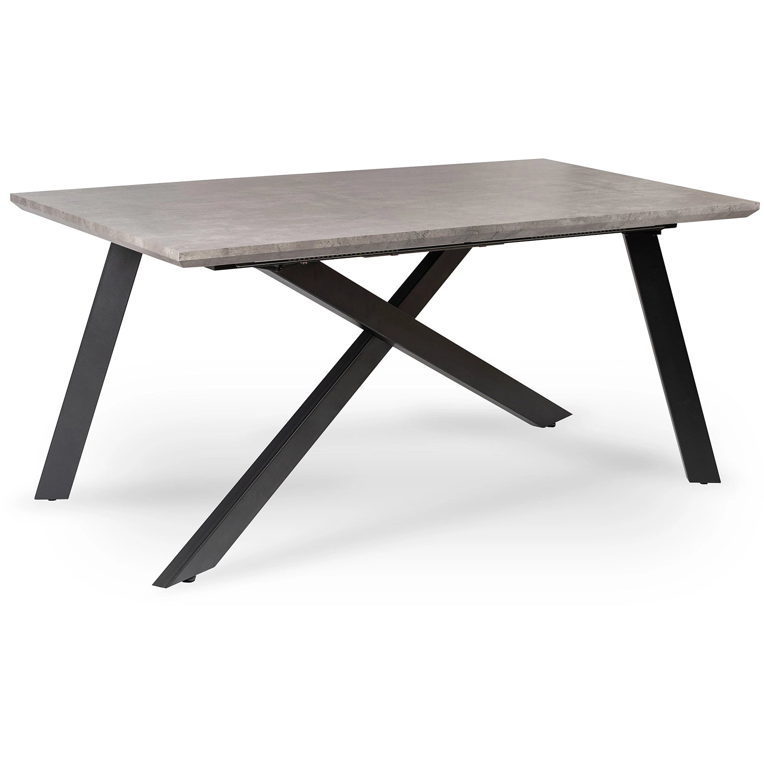 Elite HAMILTON 160–200 cm Concrete Grey Dining Table