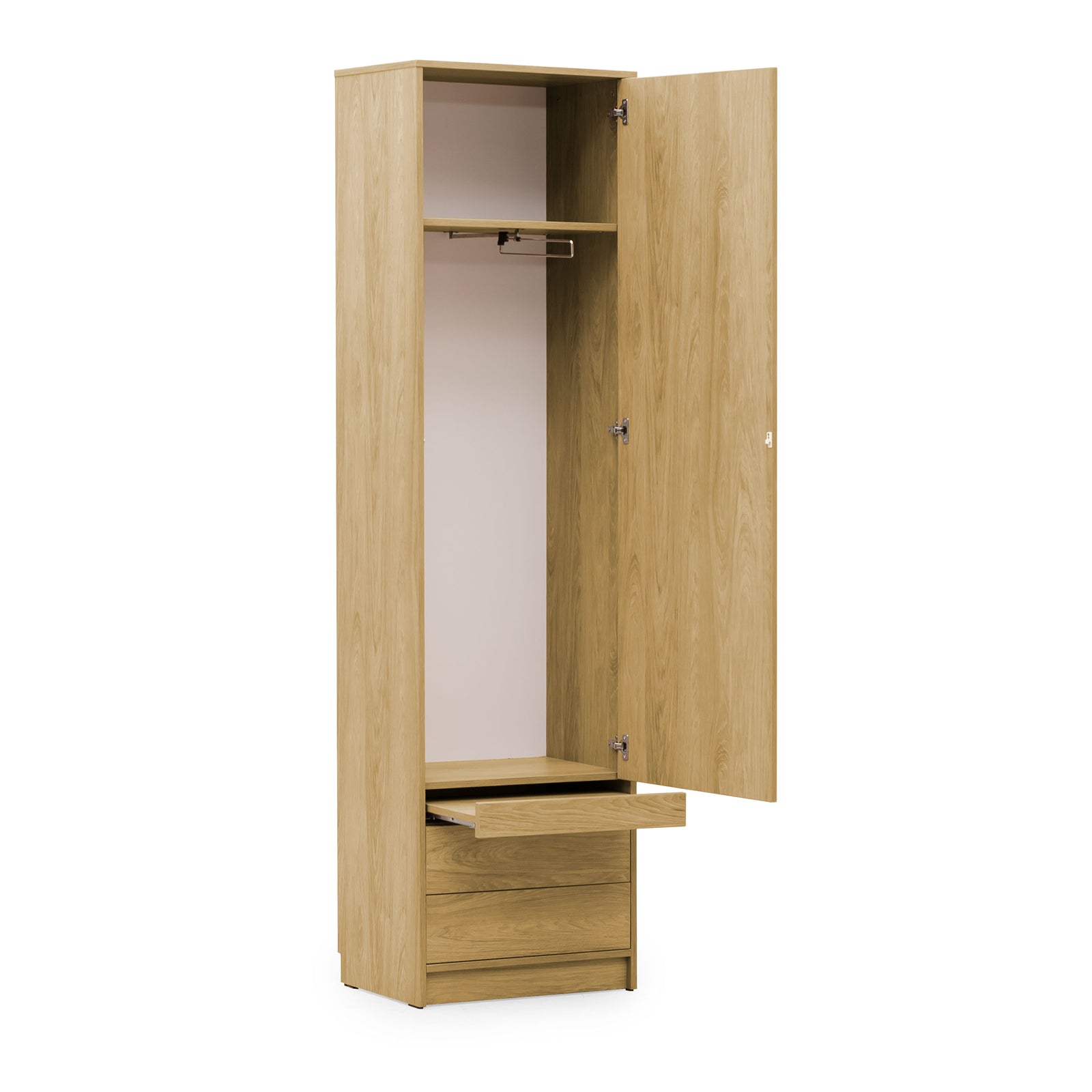 Customizable Murphy BASIC Horizontal Murphy Bed Furniture Set Sonoma Oak 90, 120, 140 x 200 cm