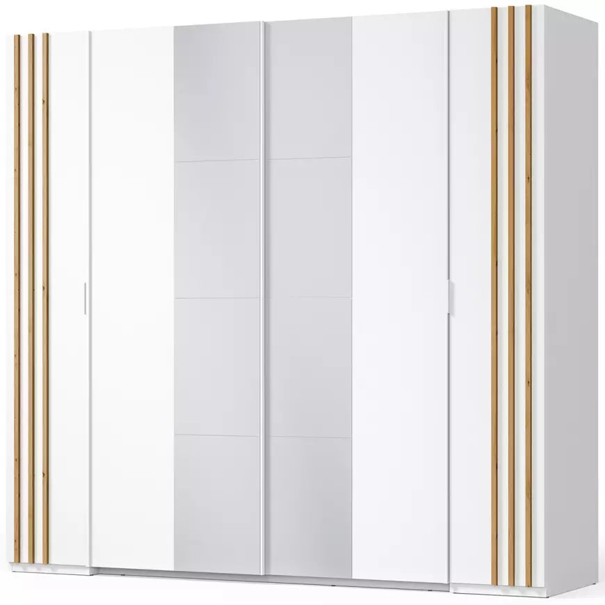 MO Florence – 4-Door Wardrobe with Mirror