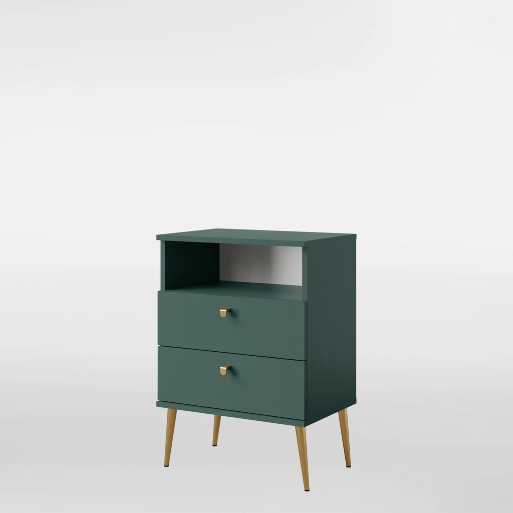 MO High Green Tall Nightstand