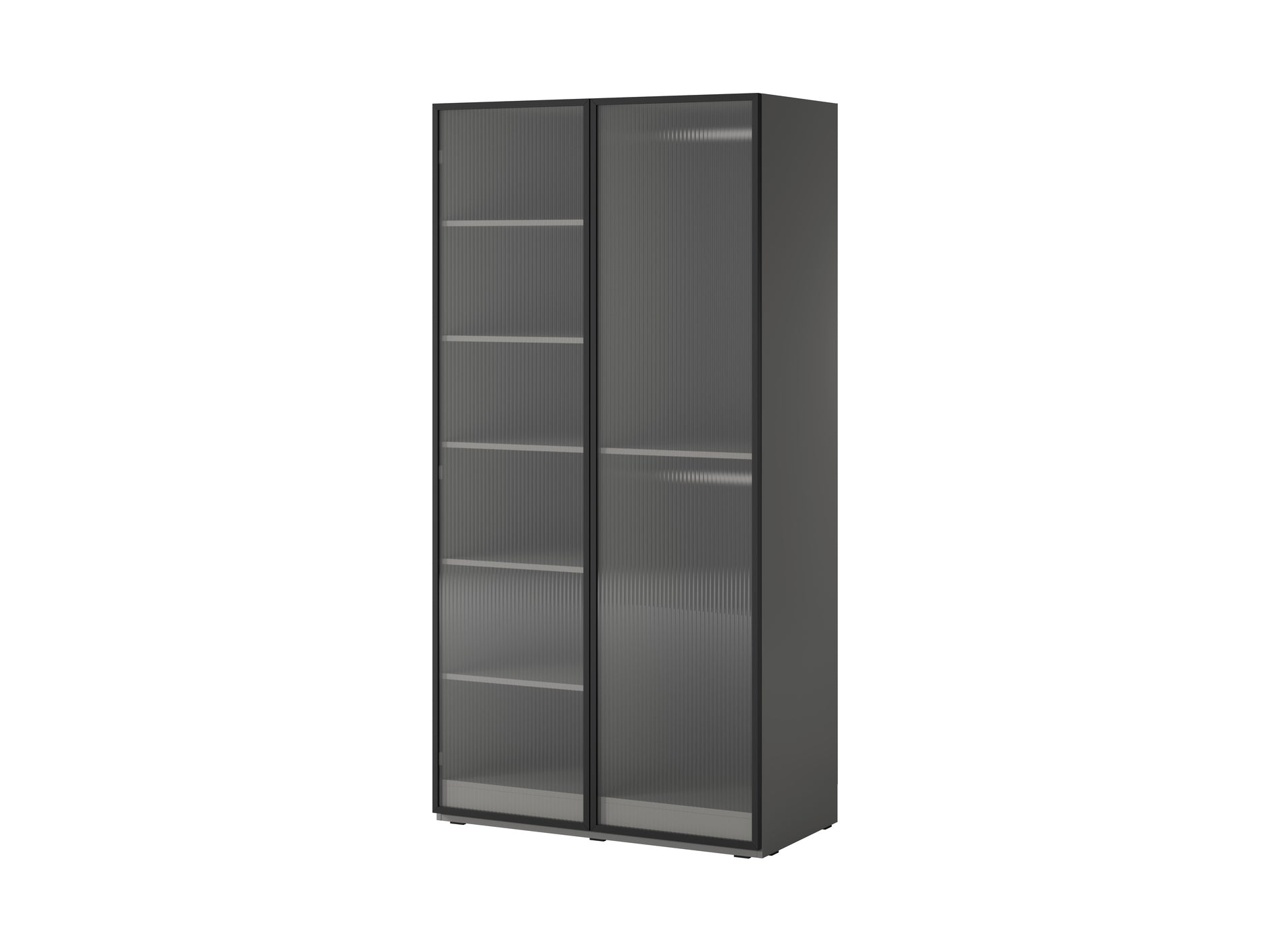 PI Sandbox Modular 2-Door Wardrobe – Flutes Grey