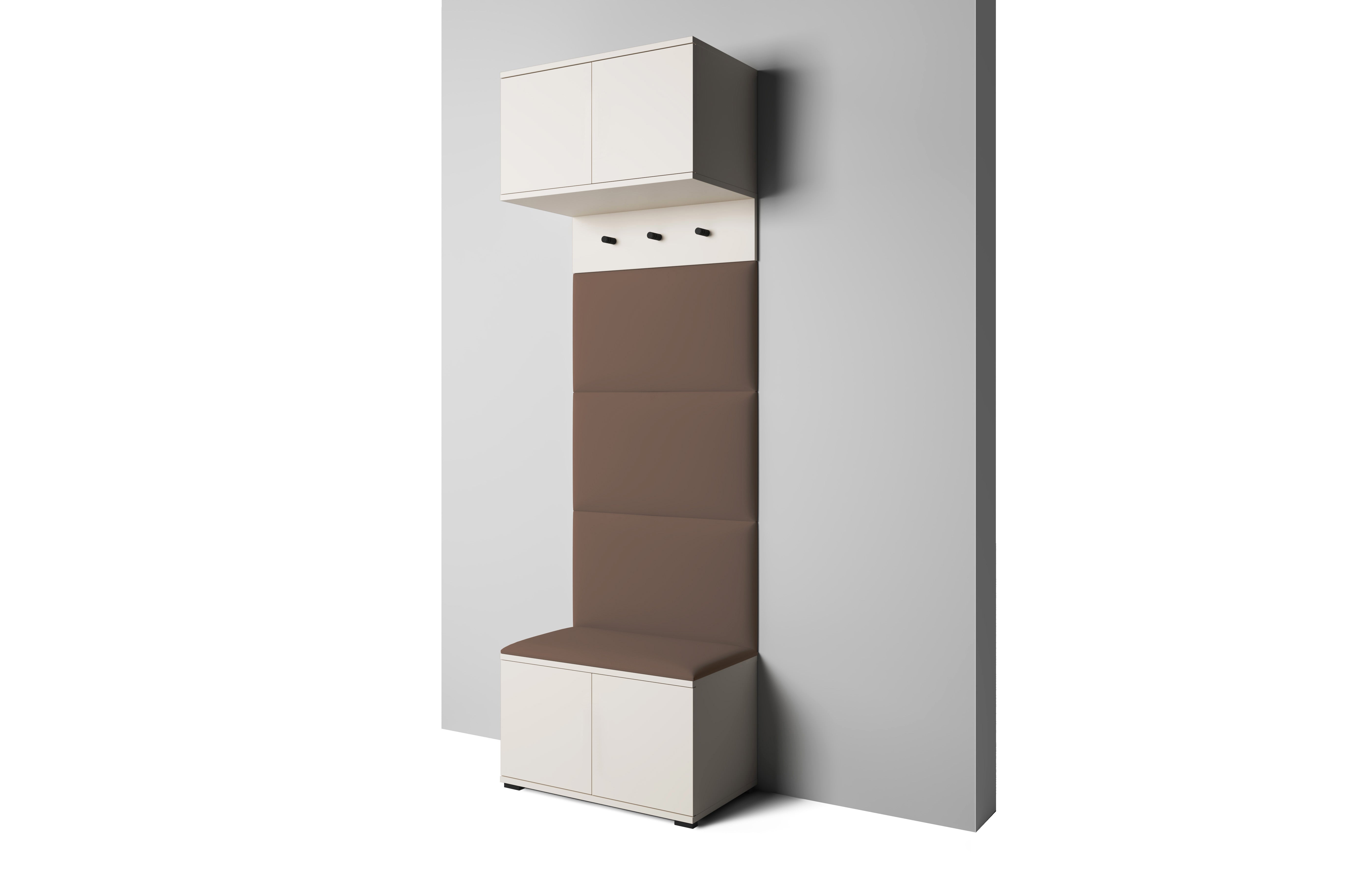 PK Bianco 5 Hallway Wardrobe Set – Brown