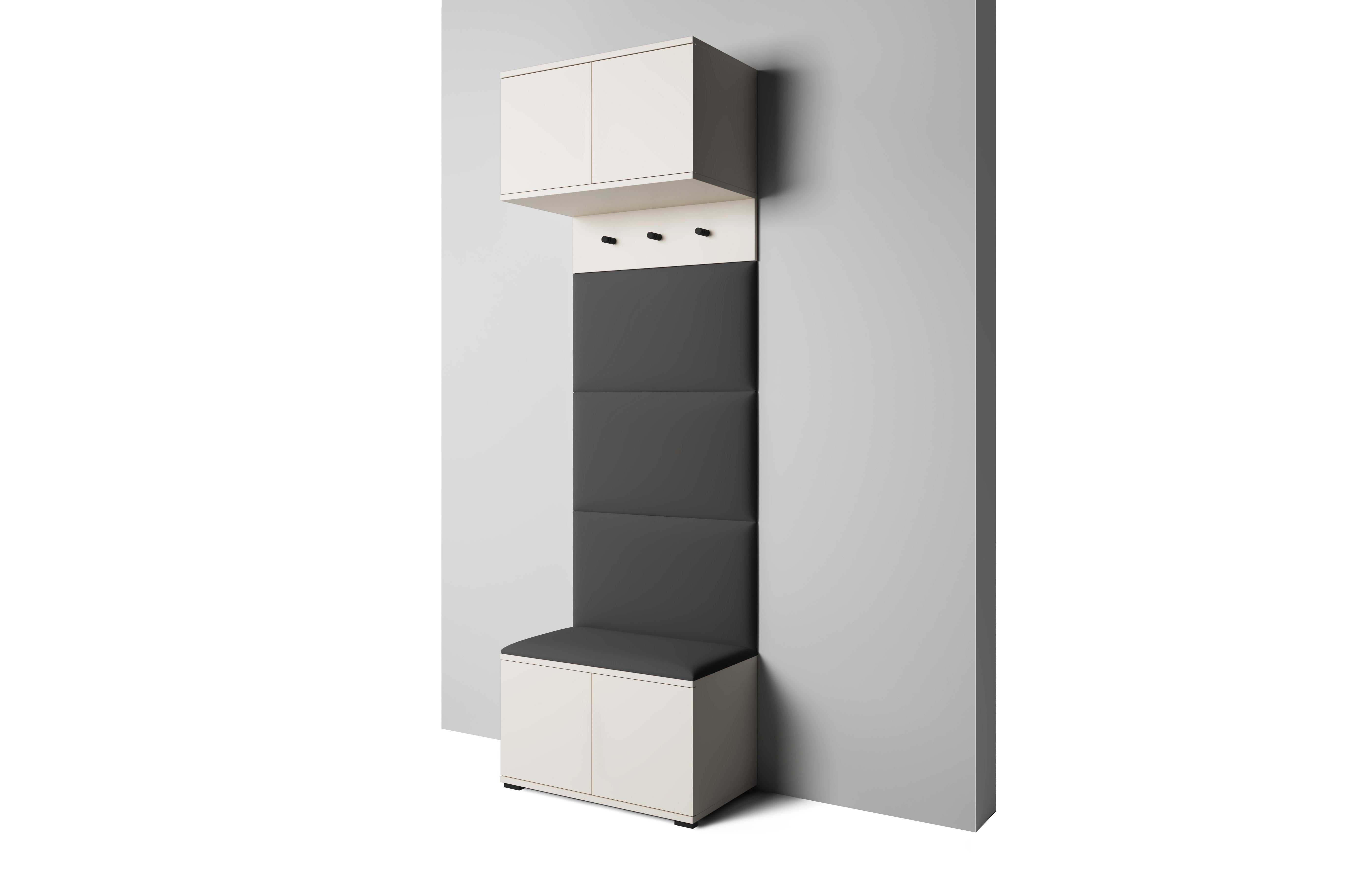PK Bianco 5 Hallway Wardrobe Set – Graphite