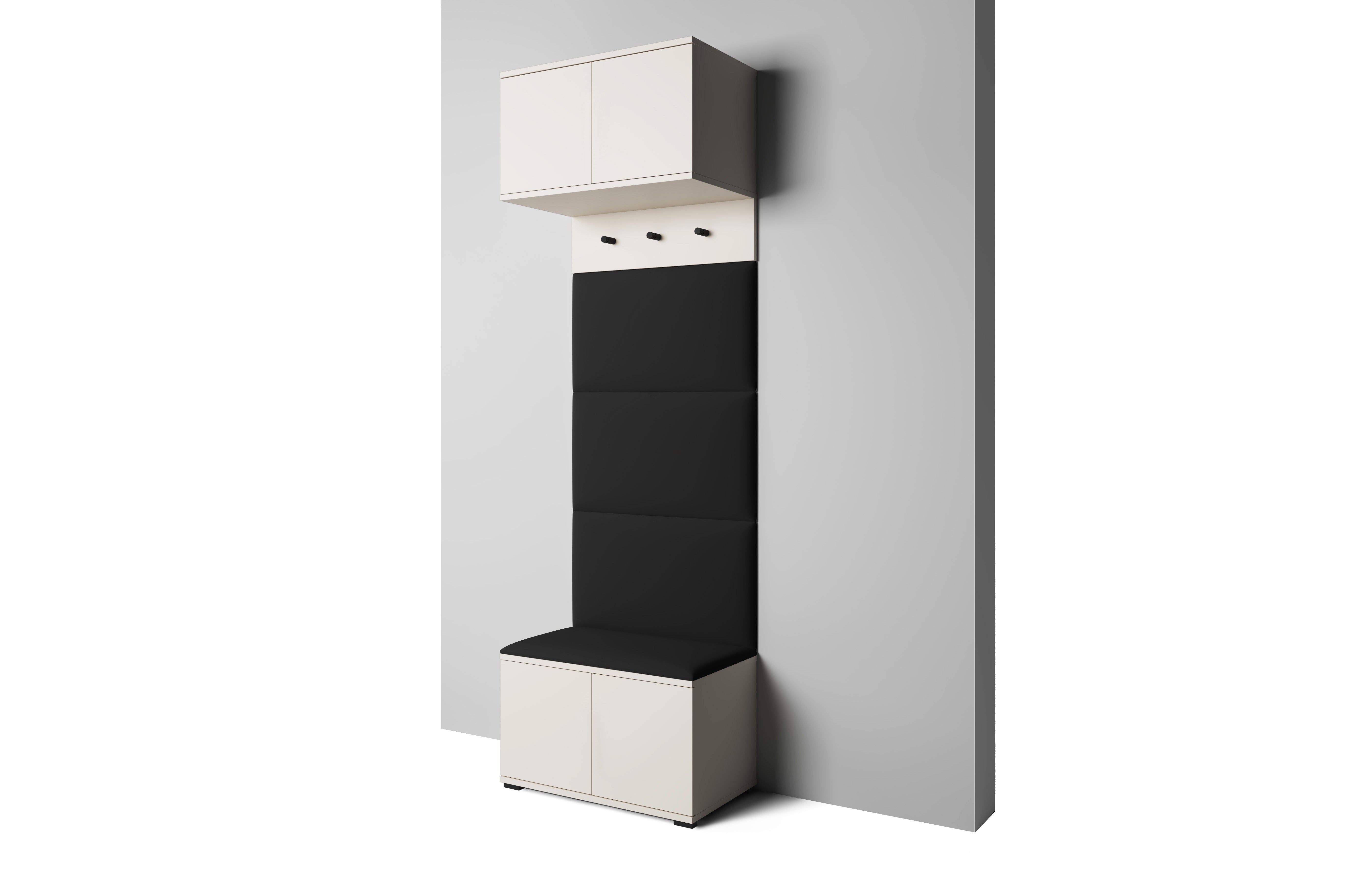 PK Bianco 5 Hallway Wardrobe Set – Black