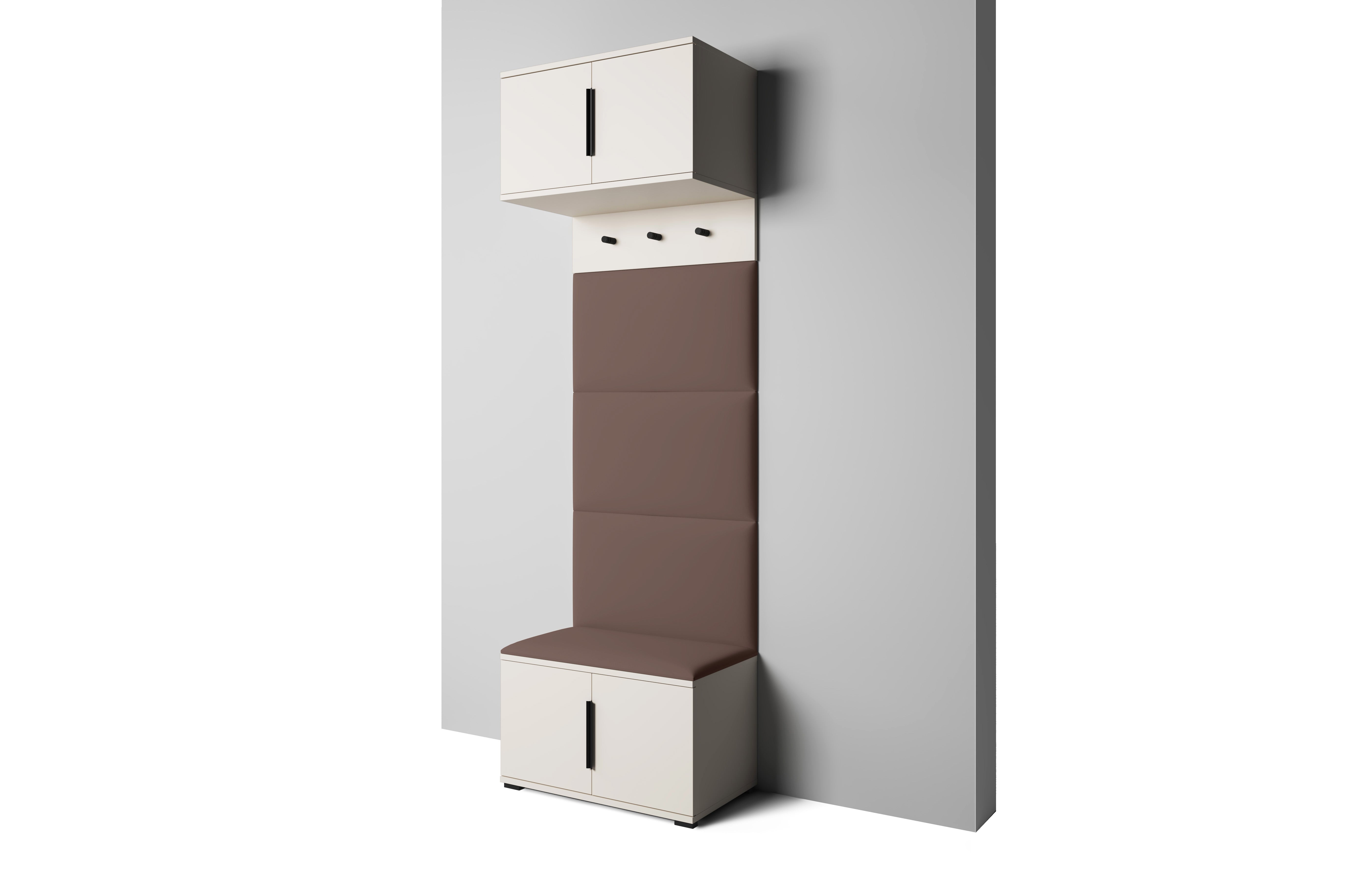 PK Bianco 5 Hallway Wardrobe Set – Brown