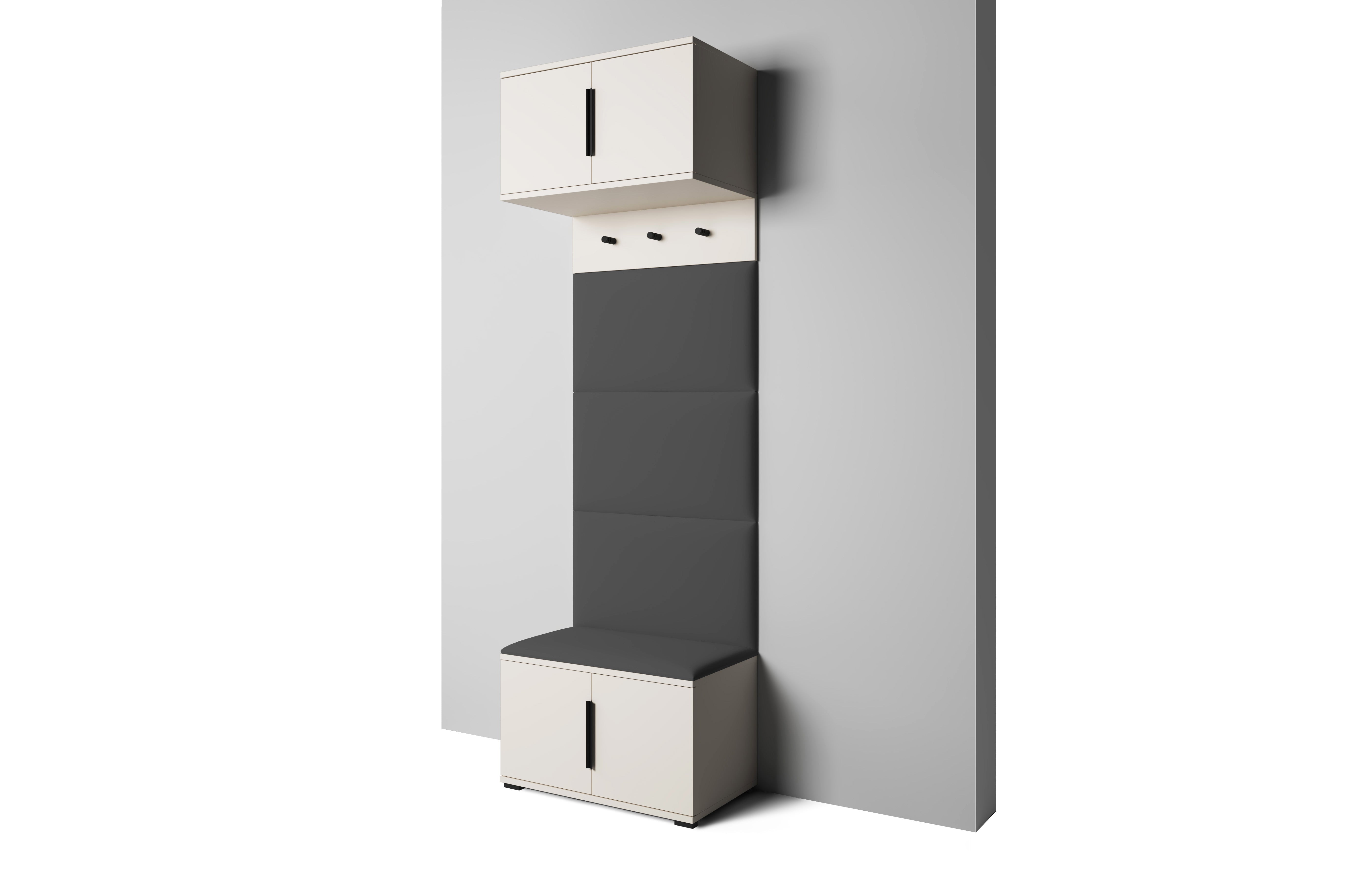 PK Bianco 5 Hallway Wardrobe Set – Graphite