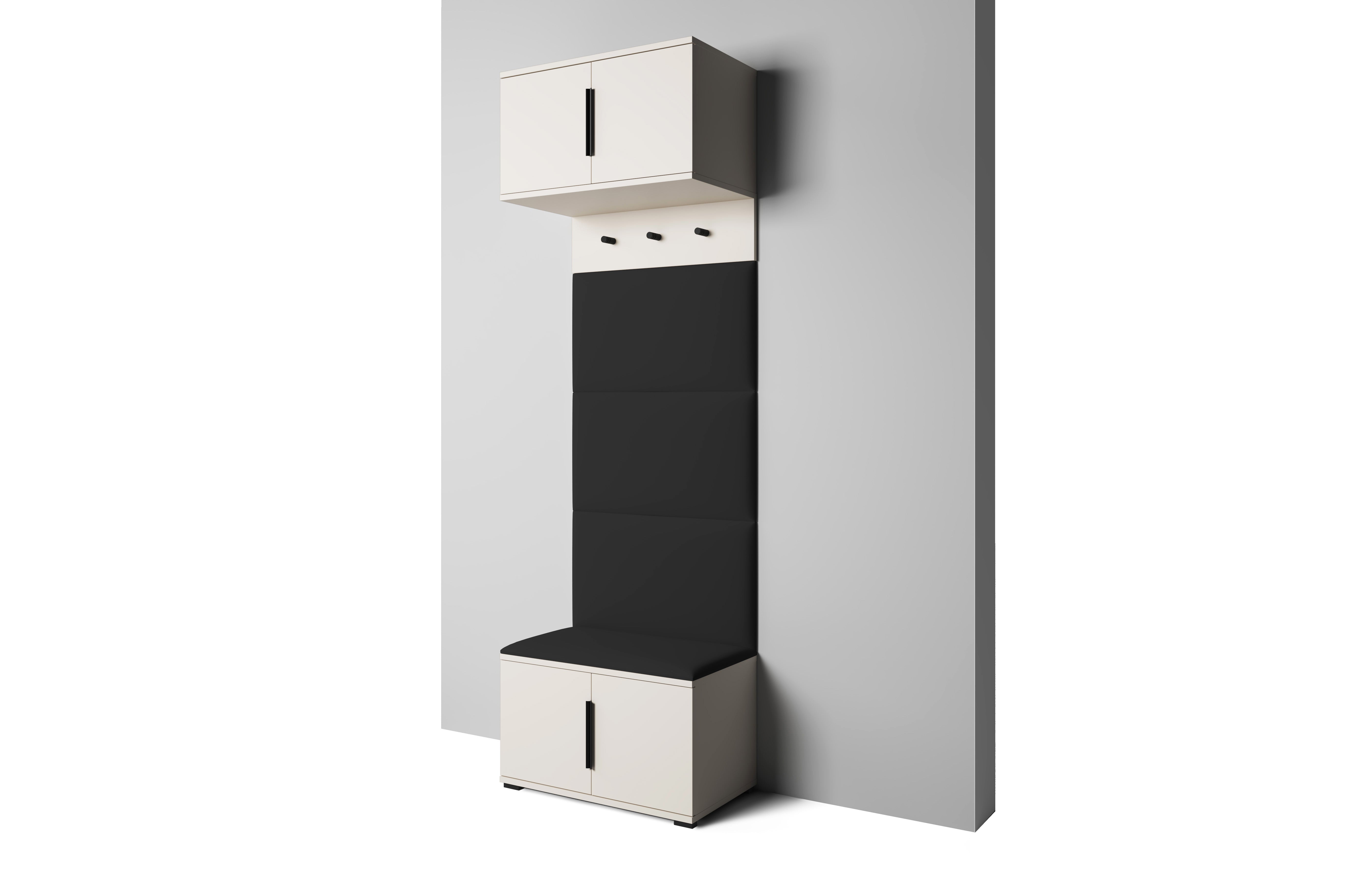 PK Bianco 5 Hallway Wardrobe Set – Black