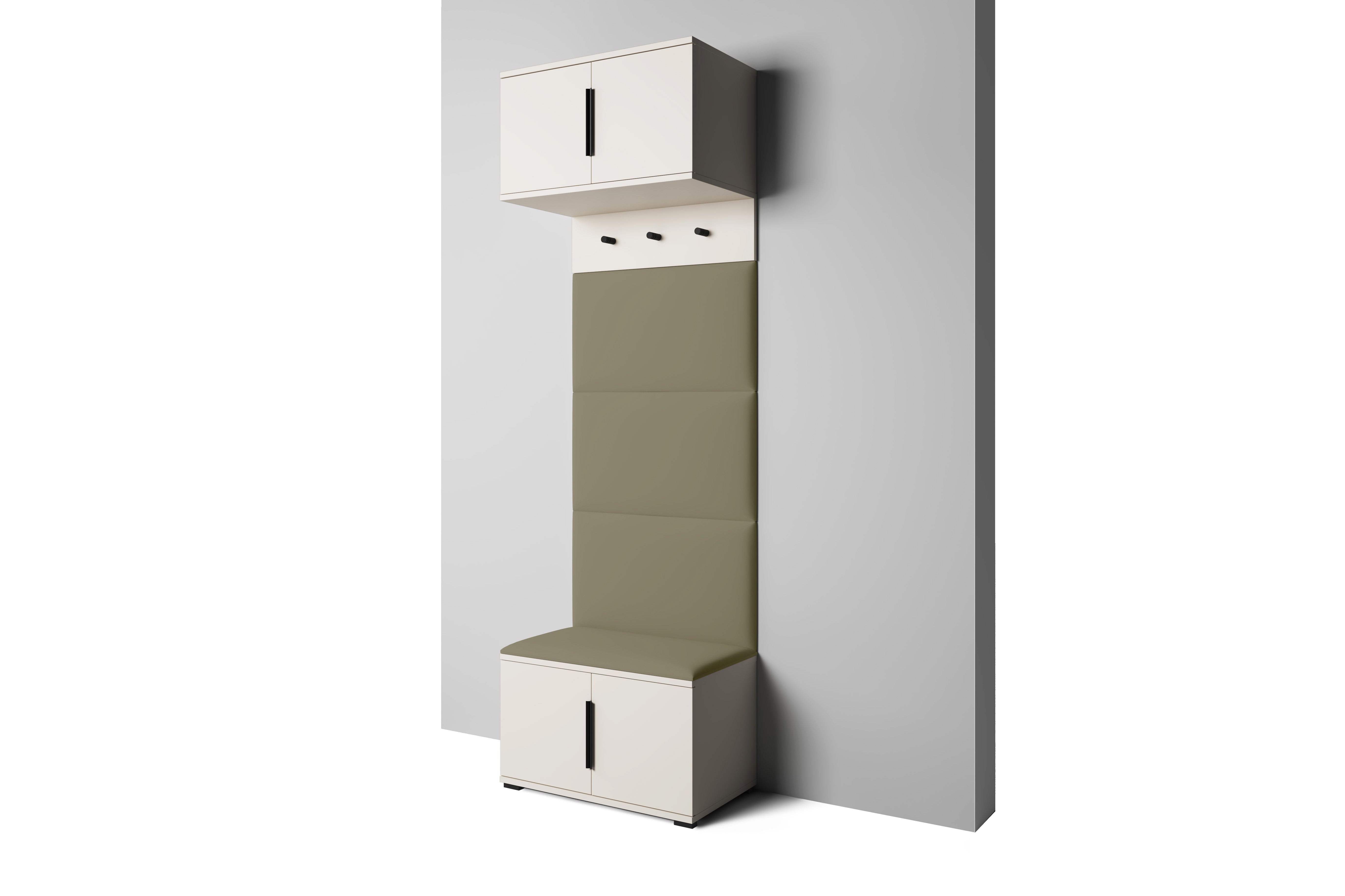 PK Bianco 5 Hallway Wardrobe Set – Olive