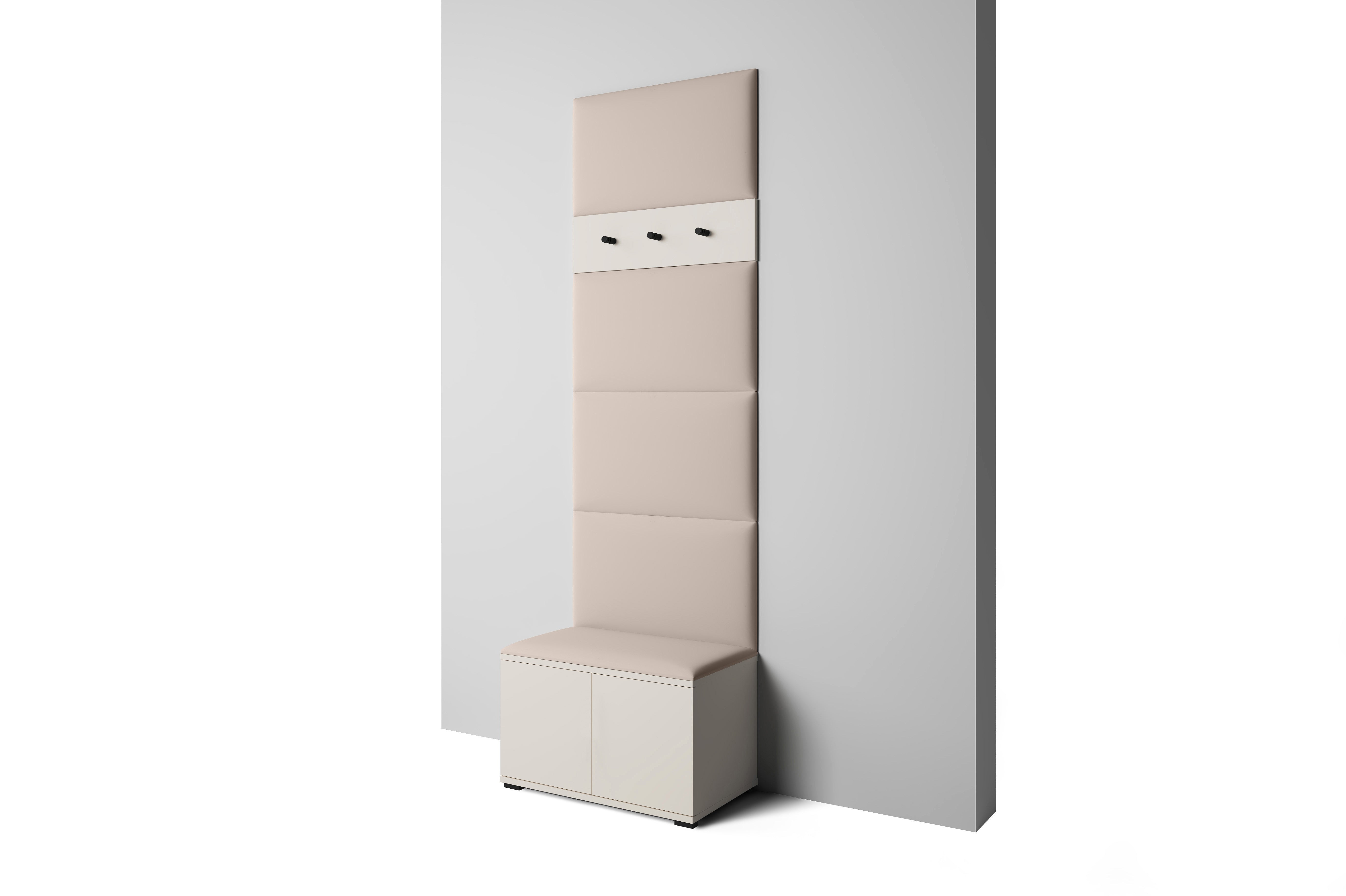 PK Bianco 6 Hallway Wardrobe Set - Light Beige