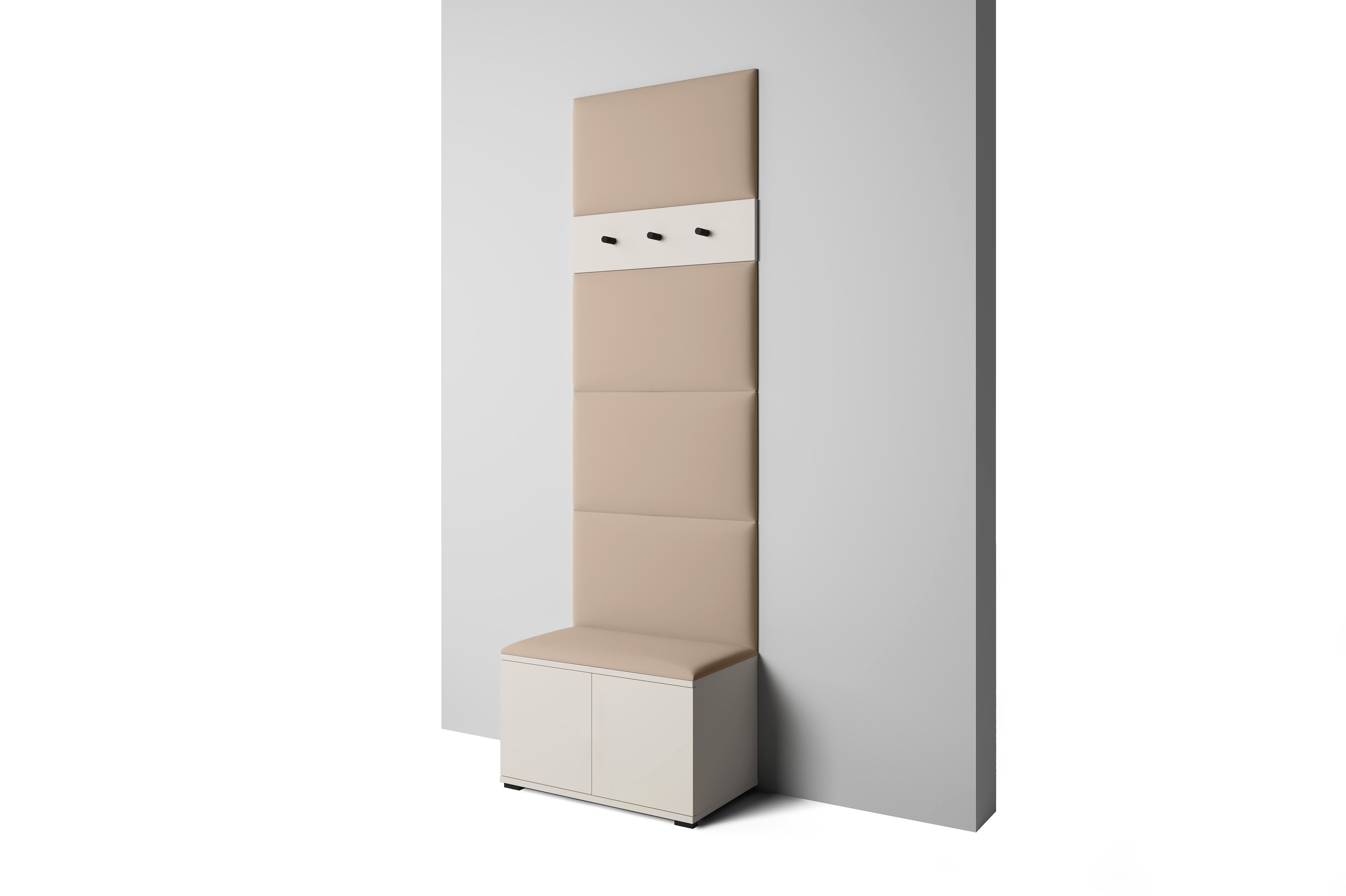 PK Bianco 6 Hallway Wardrobe Set - Beige