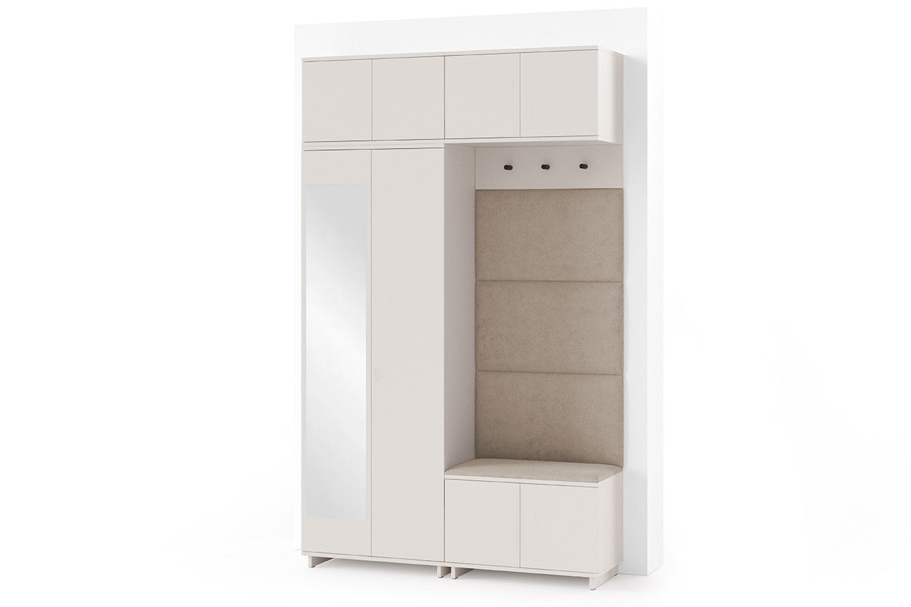 PK Bianco 1 Hallway Wardrobe Set - Light Beige