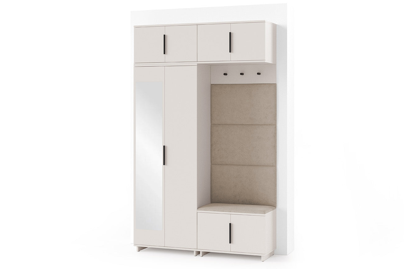 PK Bianco 1 Hallway Wardrobe Set - Light Beige