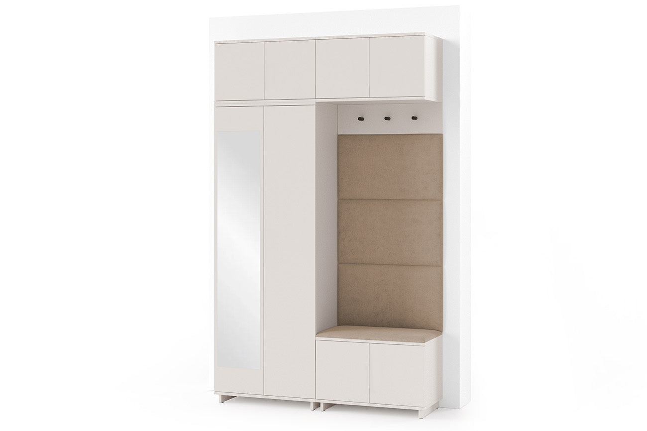 PK Bianco 1 Hallway Wardrobe Set - Beige
