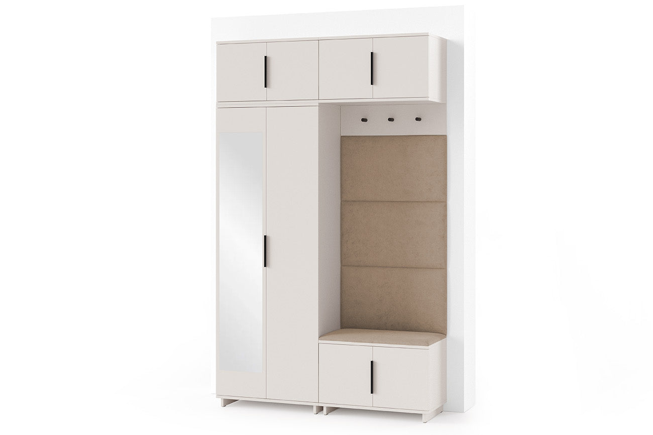 PK Bianco 1 Hallway Wardrobe Set - Beige
