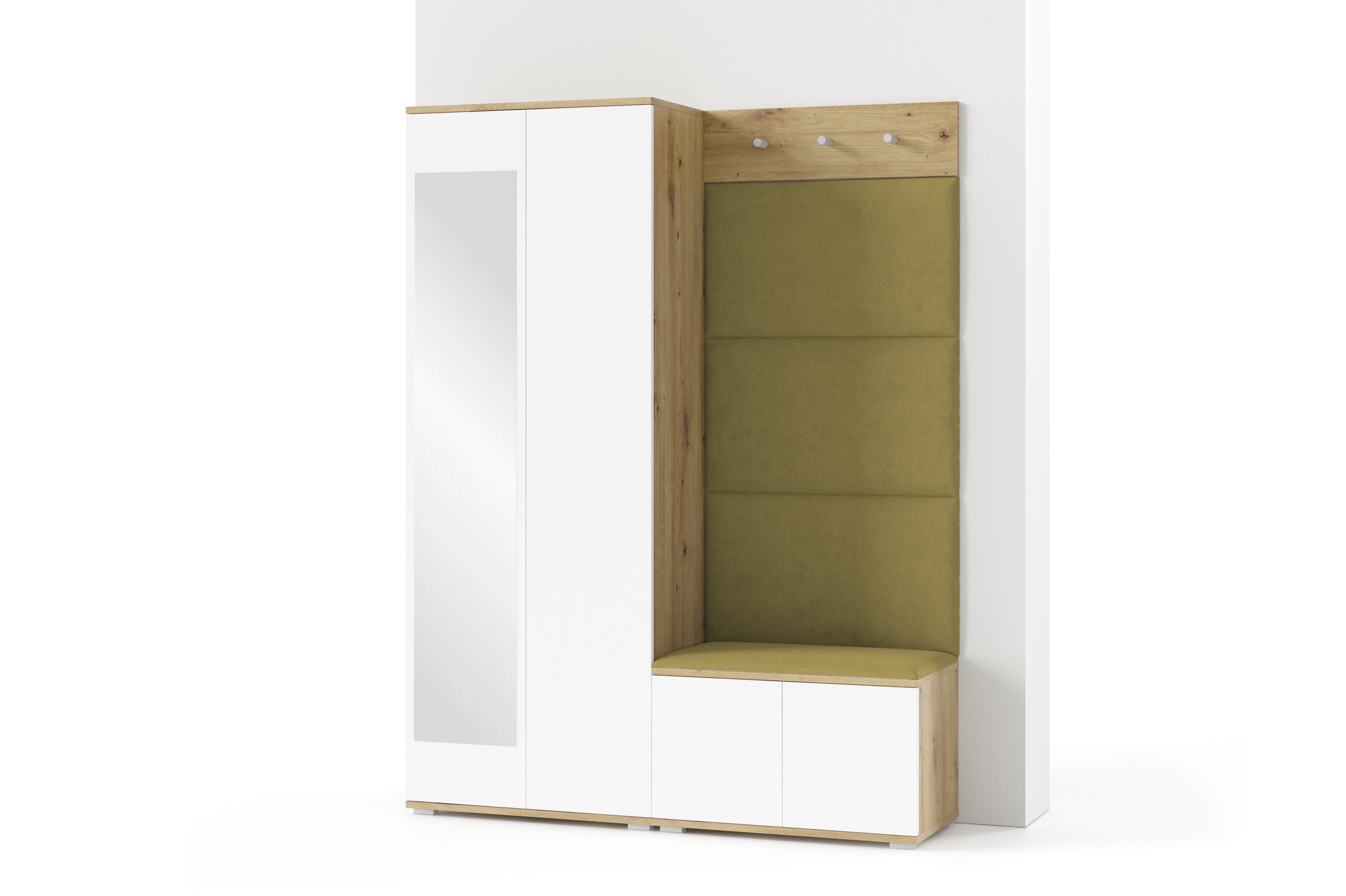 PK Sevilla 1 Hallway Wardrobe - Olive