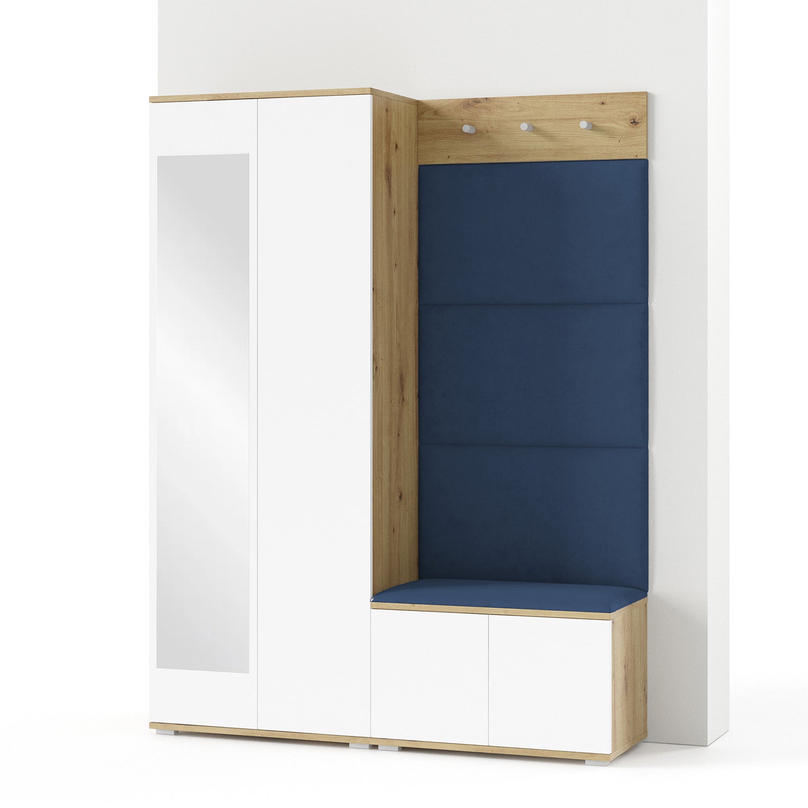 PK Sevilla 1 Hallway Wardrobe - Deep Blue