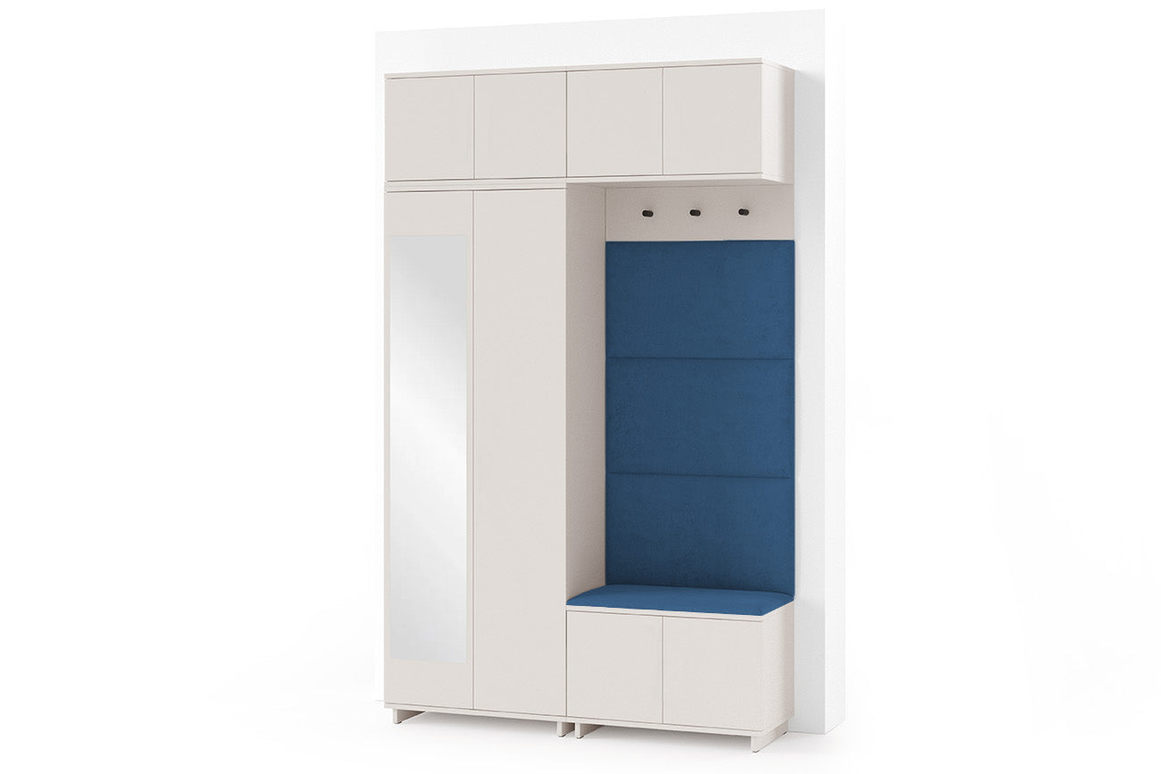 PK Bianco 1 Hallway Wardrobe Set - Deep Blue