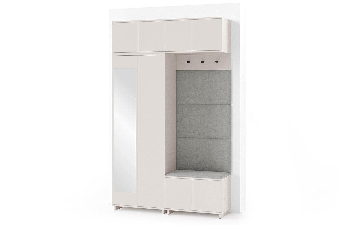 PK Bianco 1 Hallway Wardrobe Set - Ash