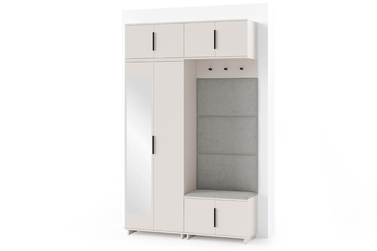PK Bianco 1 Hallway Wardrobe Set - Ash