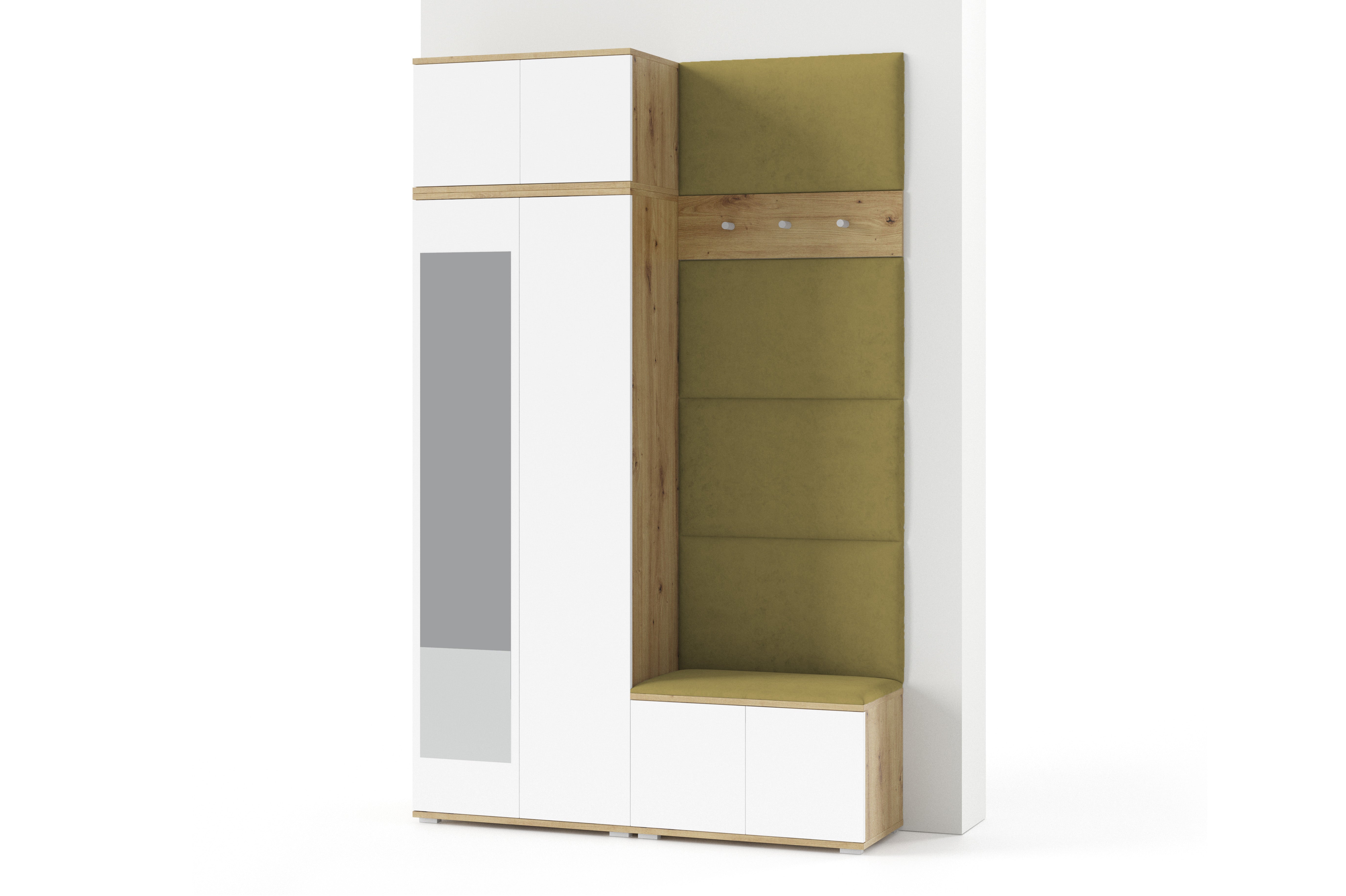 PK Sevilla 2 Hallway Wardrobe - Olive