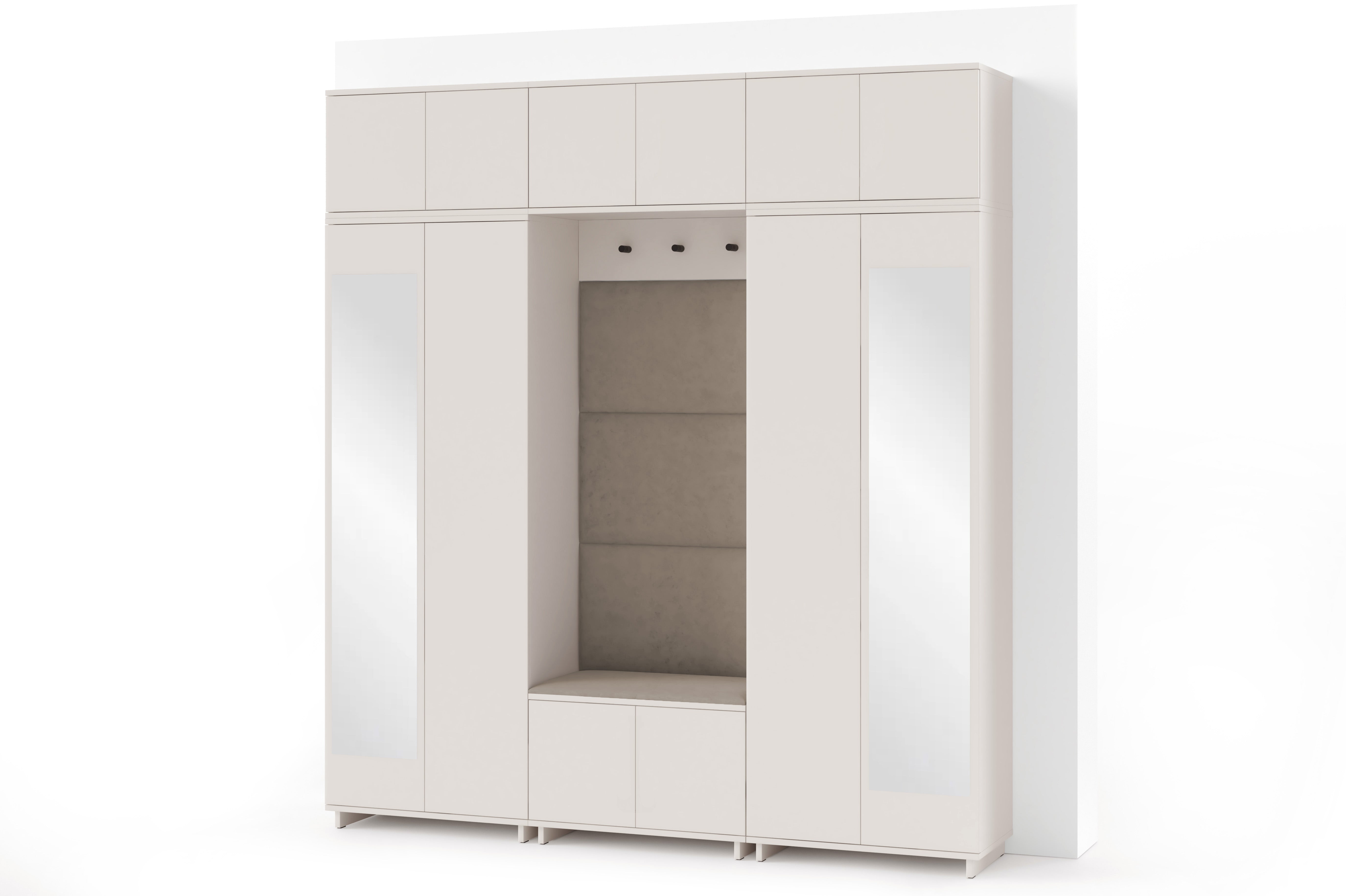 PK Bianco 2 Hallway Wardrobe Set - Rabbit