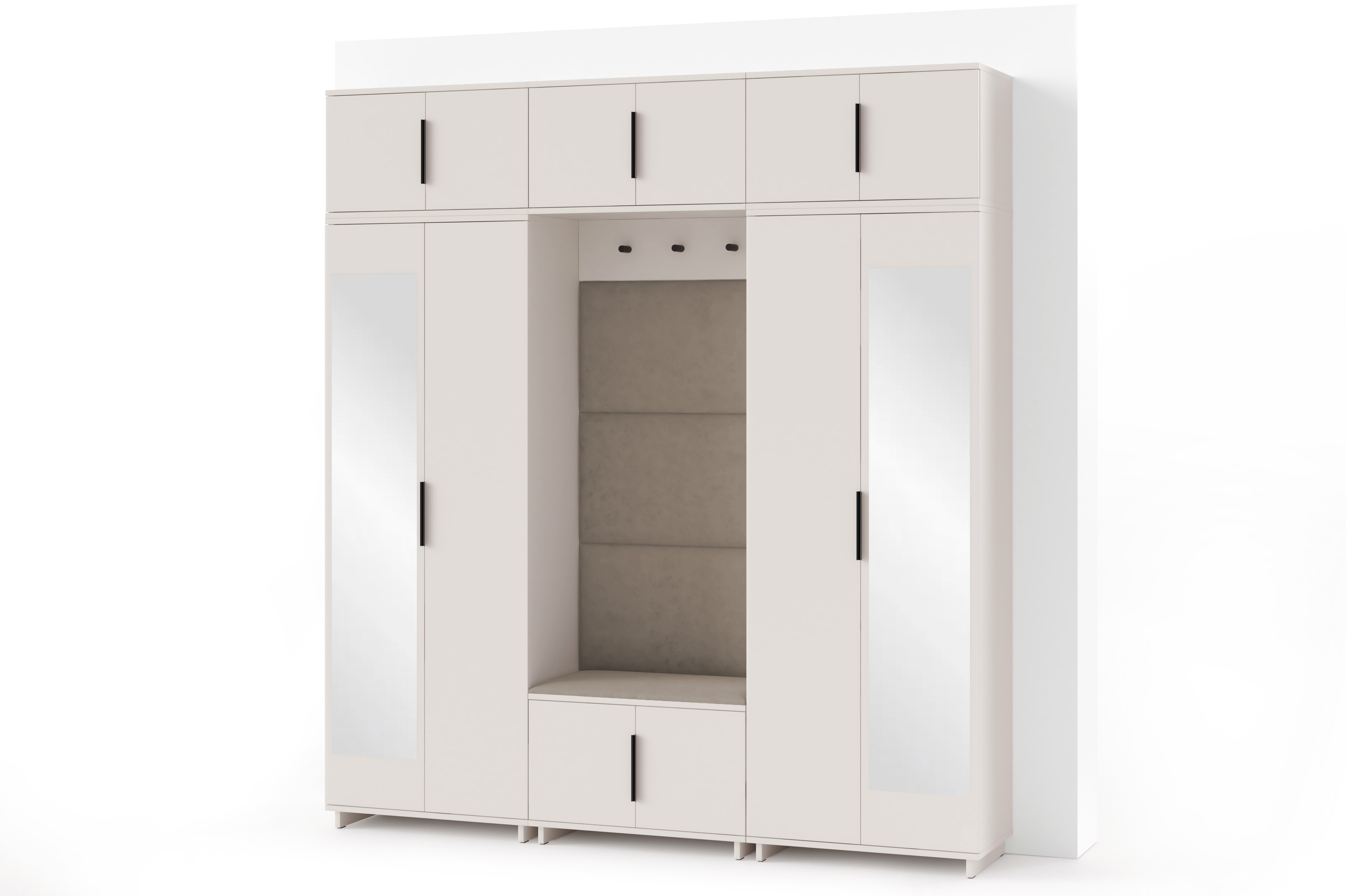 PK Bianco 2 Hallway Wardrobe Set - Rabbit