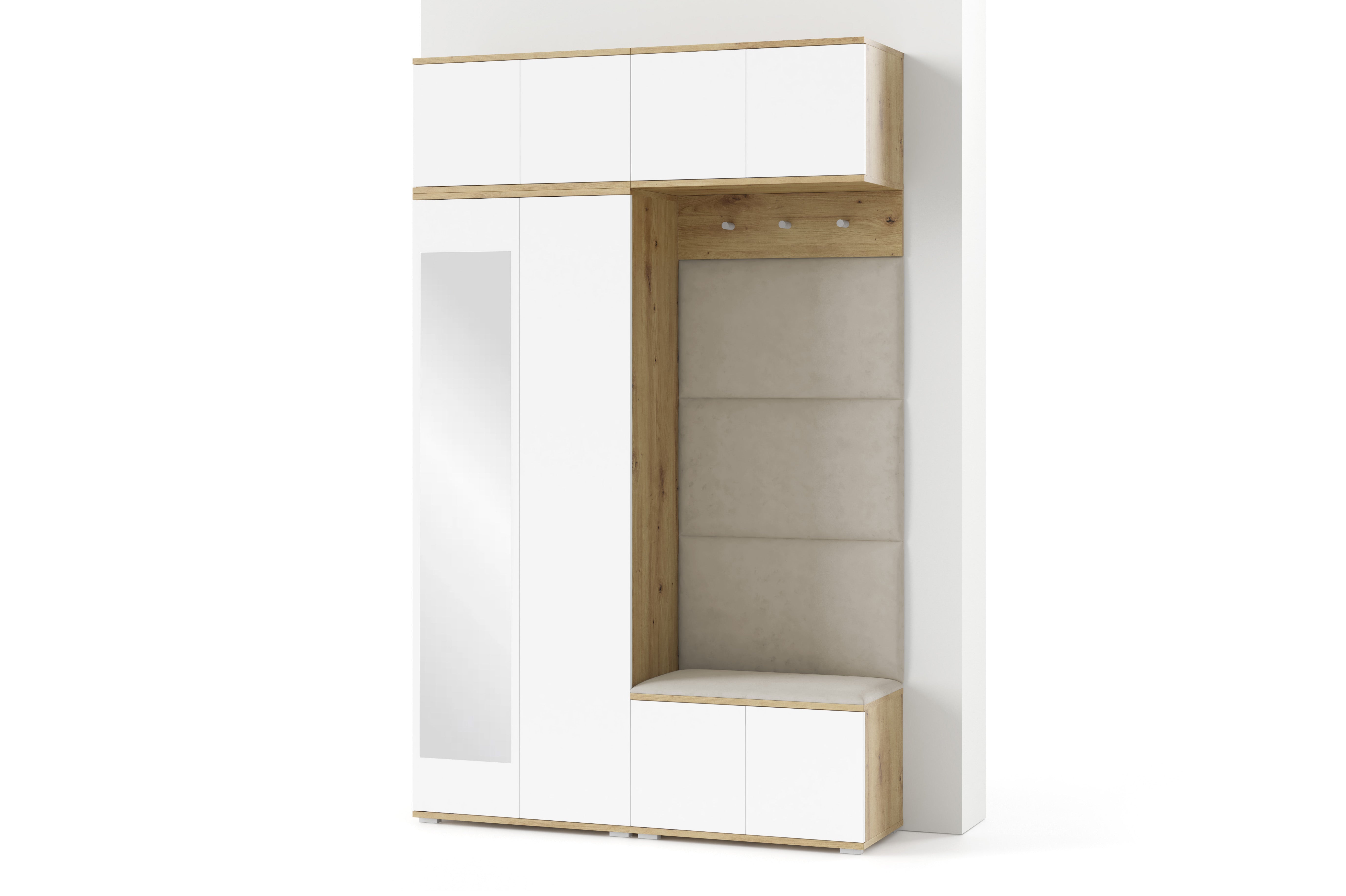 PK Sevilla 3 Hallway Wardrobe -Cream