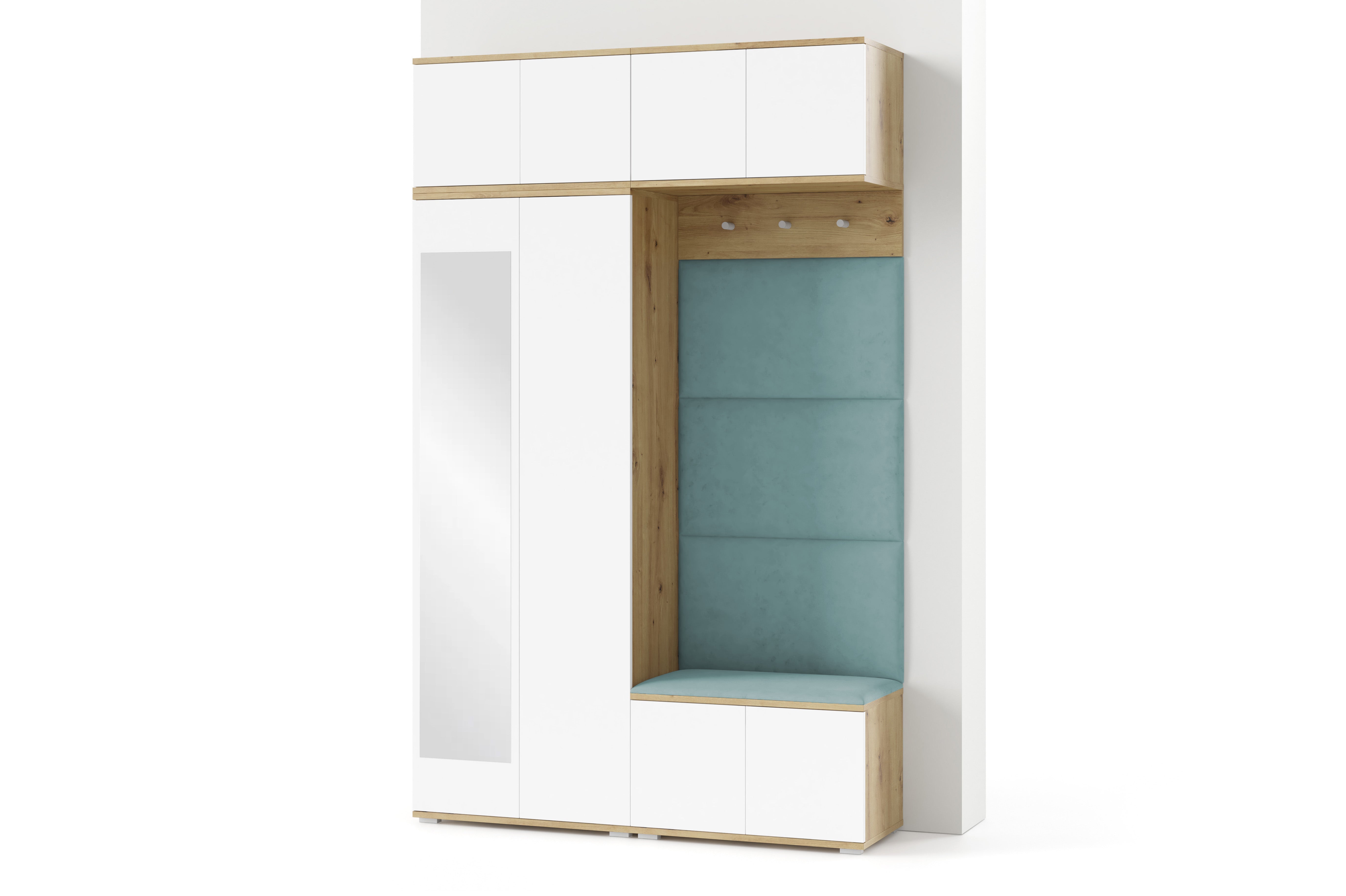 PK Sevilla 3 Hallway Wardrobe - Aqua