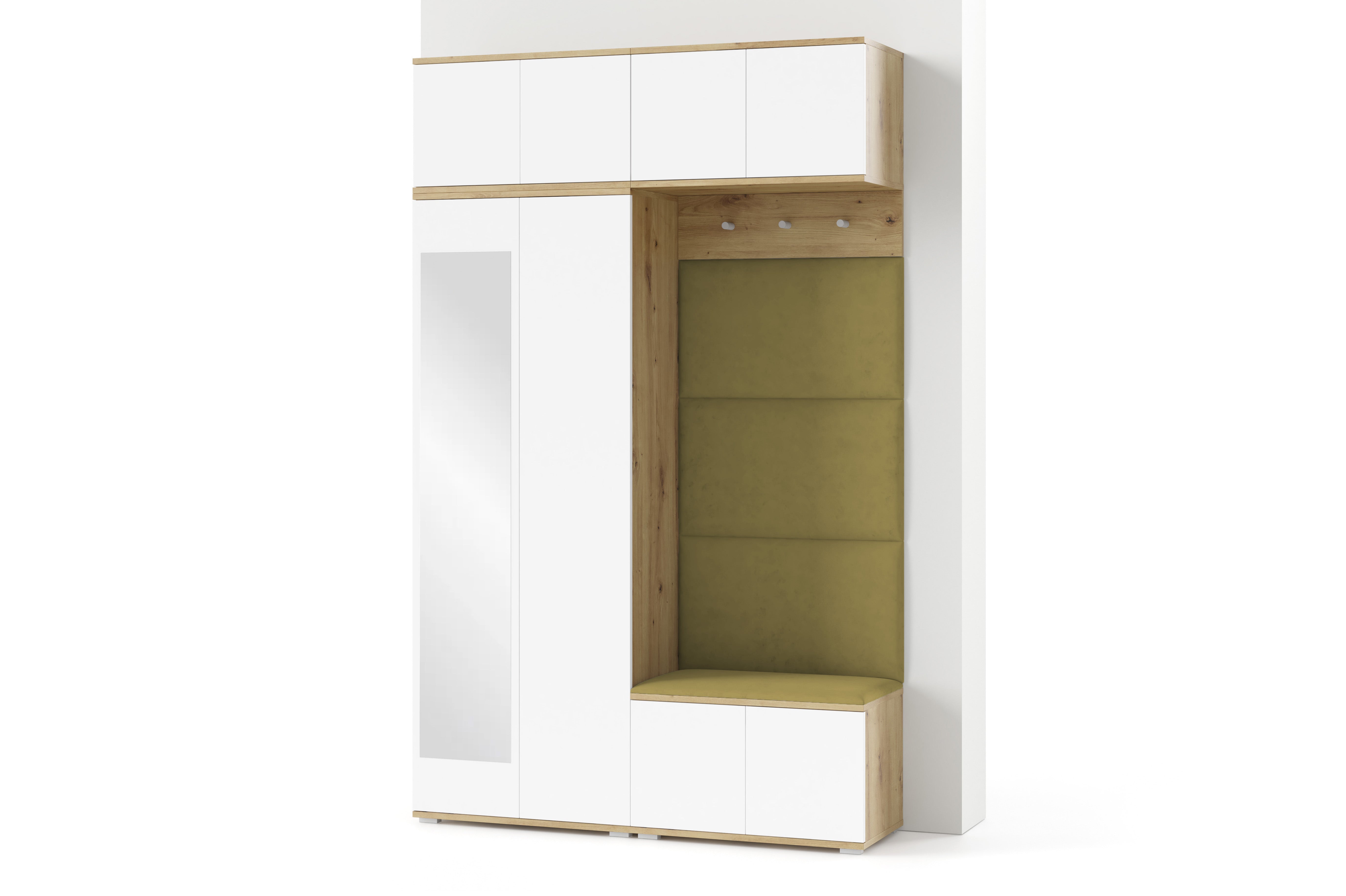 PK Sevilla 3 Hallway Wardrobe - Olive