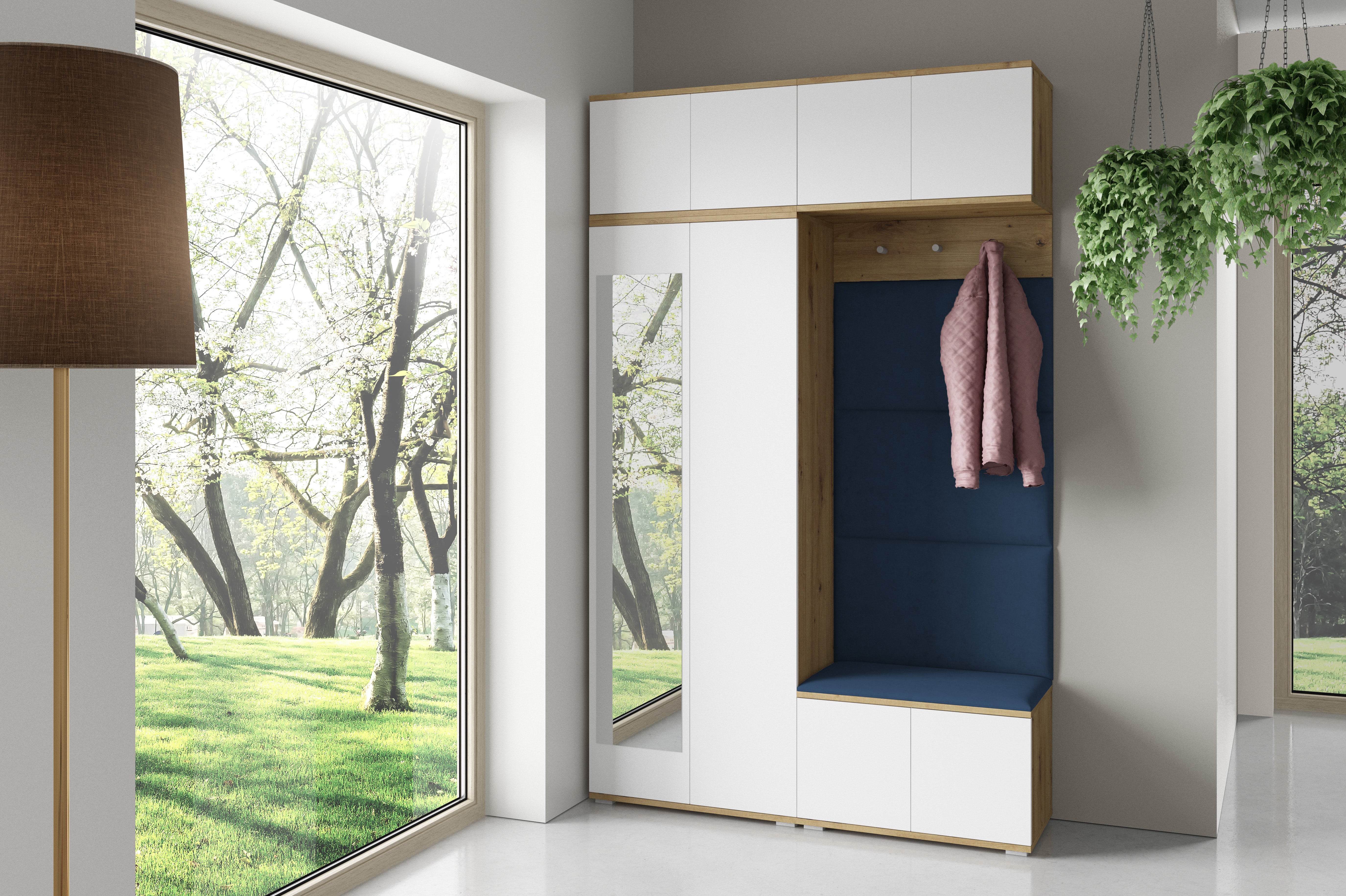 PK Sevilla 3 Hallway Wardrobe - Deep Blue