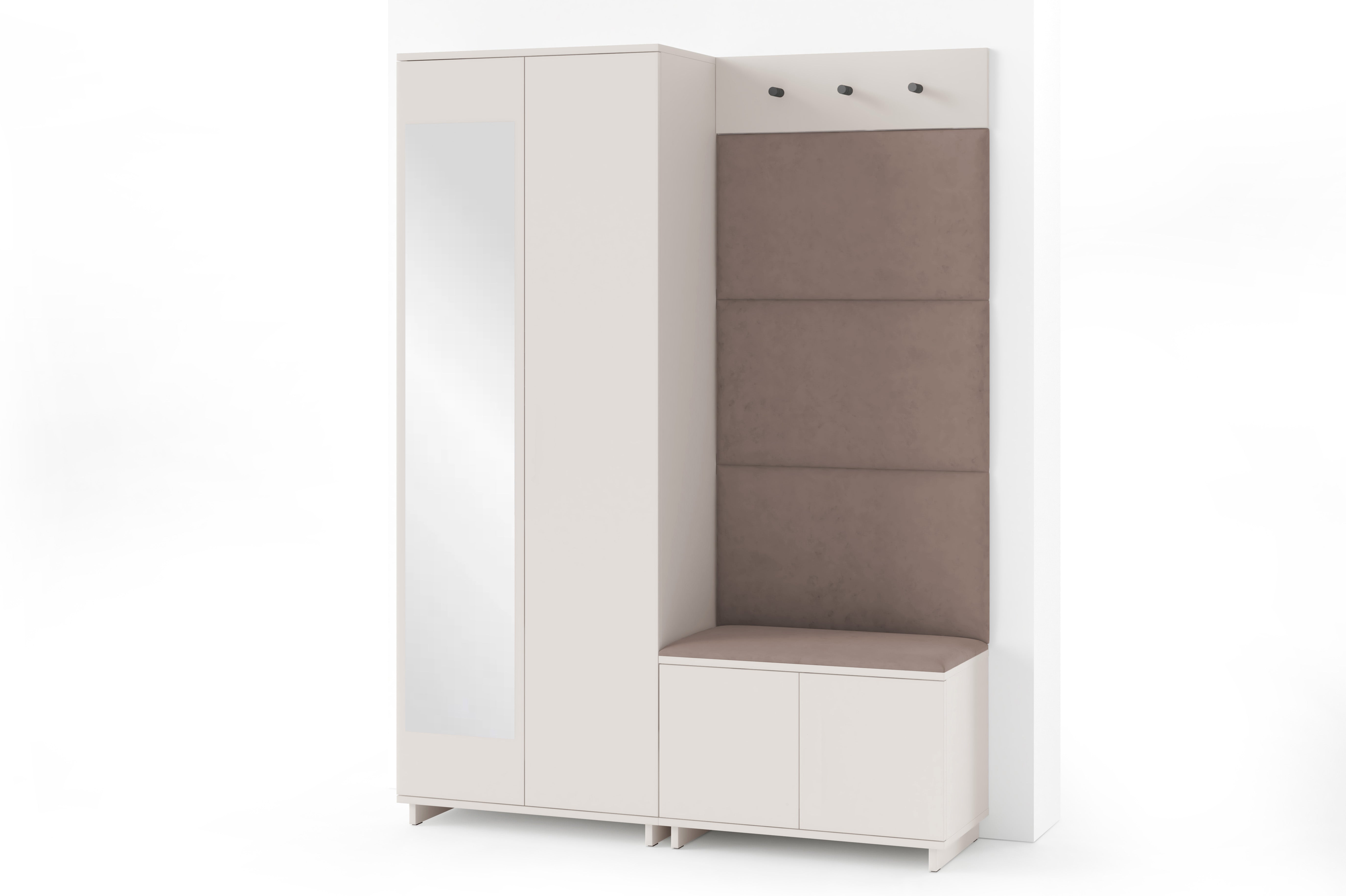 PK Bianco 3 Hallway Wardrobe Set - Mika