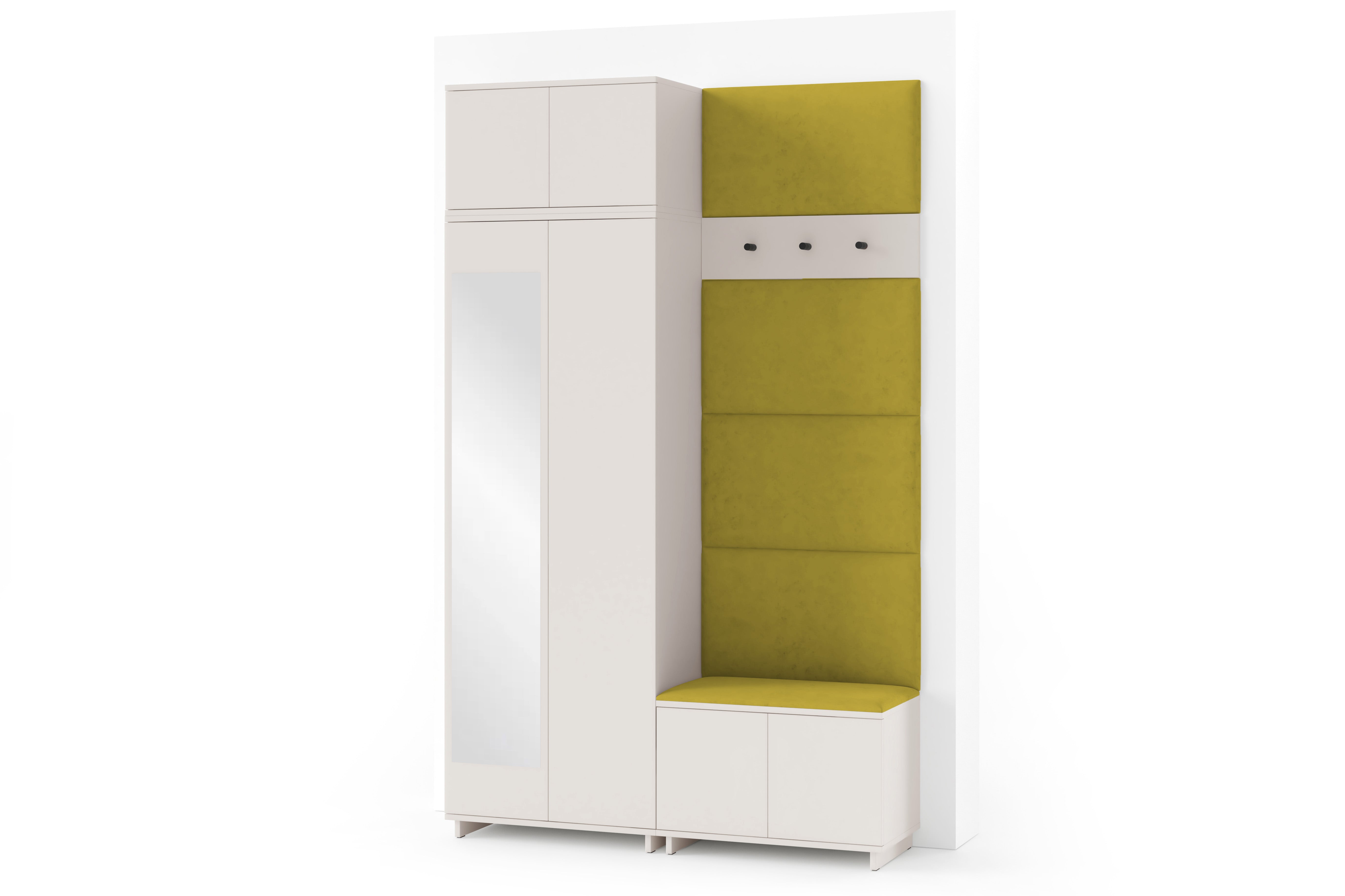 PK Bianco 4 Hallway Wardrobe Set - Green