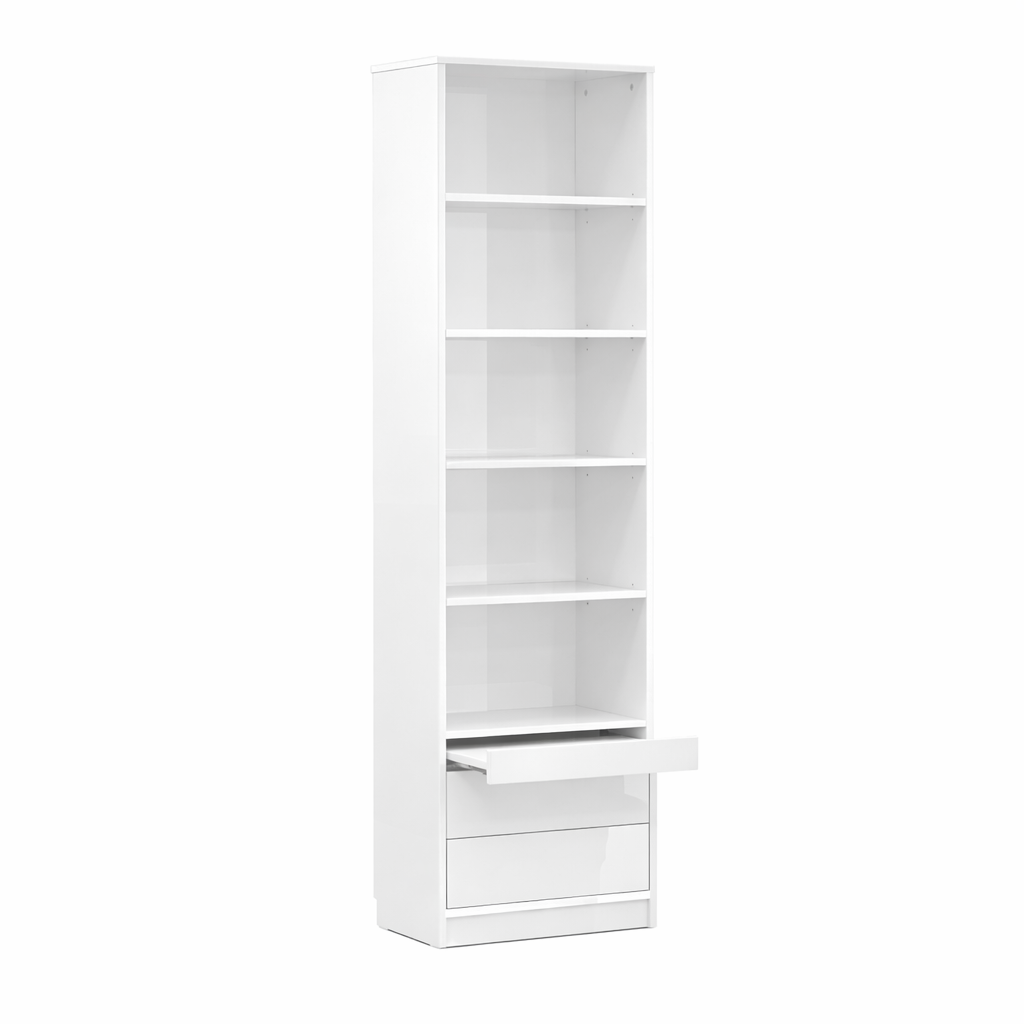 Basic Open Shelving Unit with Drawers