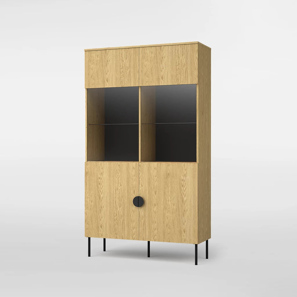 MO Mond Baltic Oak Display Cabinet