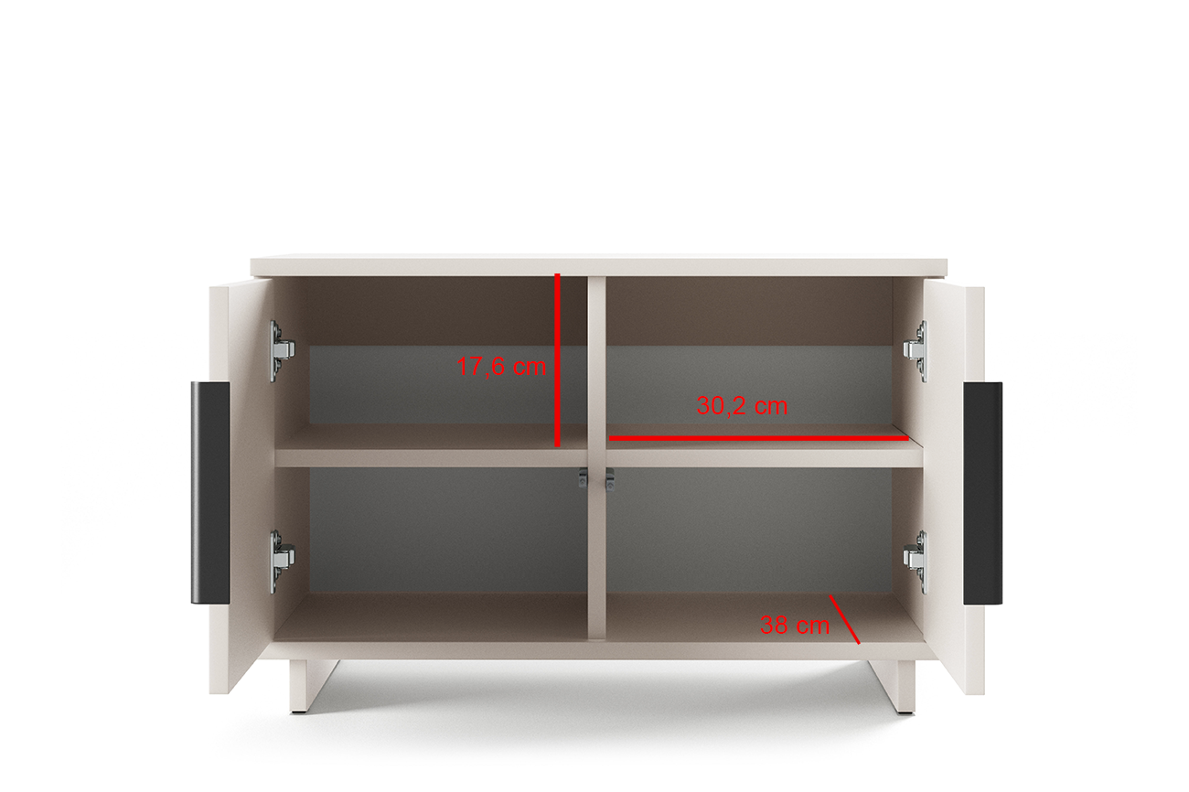 PK Bianco 23 Hallway Wardrobe Set - Upholstered Panels in Various Colours