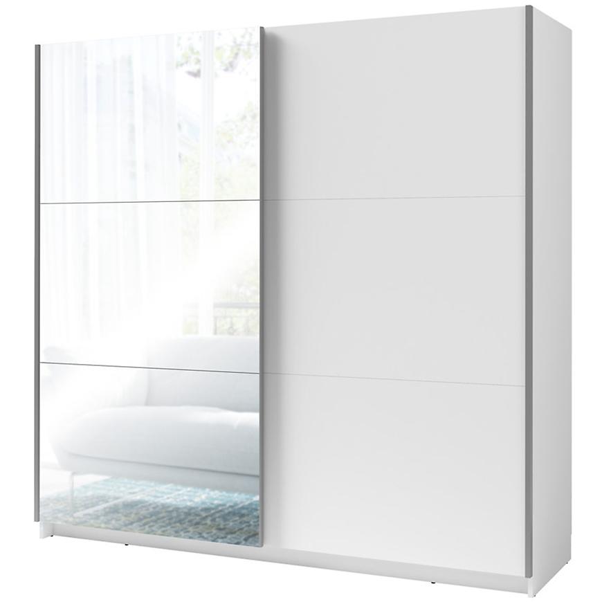 MO Arsala III 11 Sliding Wardrobe with Mirror 200cm– White