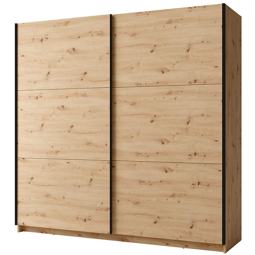 MO Arsala II Sliding Wardrobe 200 cm– Artisan Oak