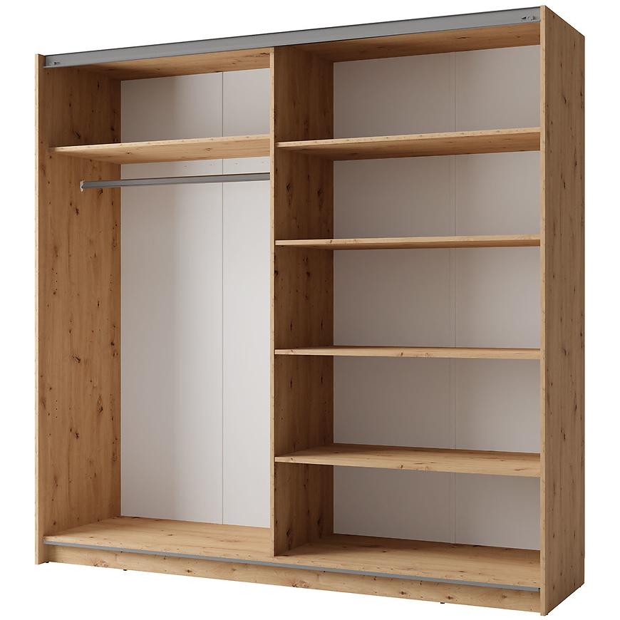 MO Arsala II Sliding Wardrobe 200 cm– Artisan Oak