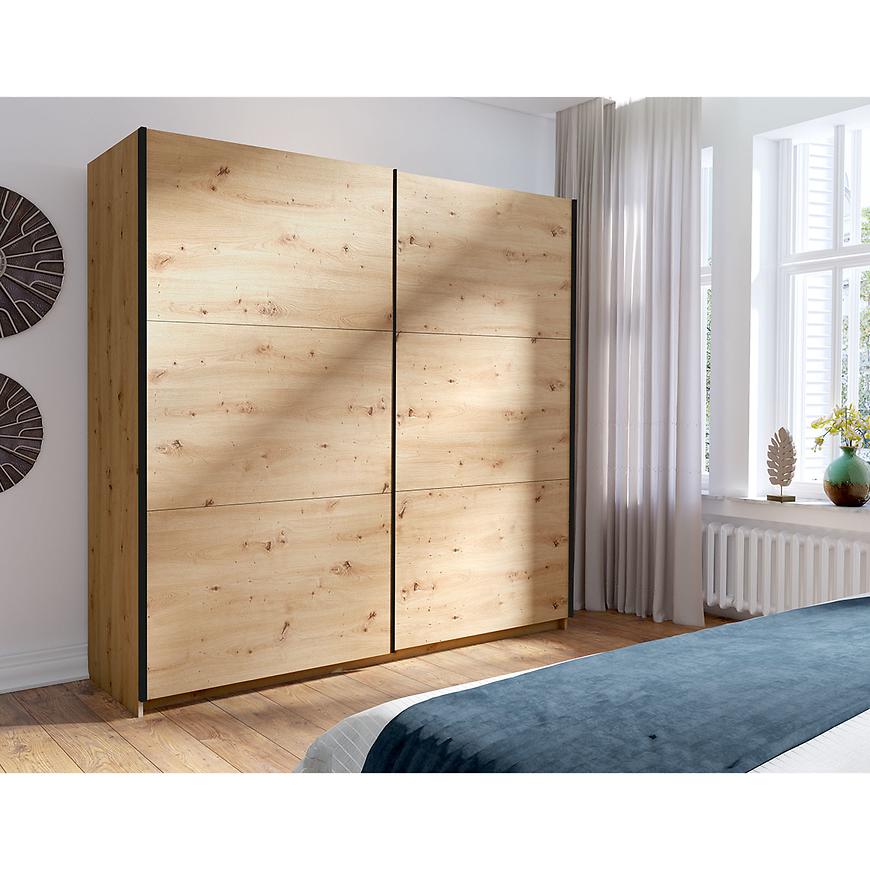 MO Arsala II Sliding Wardrobe 200 cm– Artisan Oak